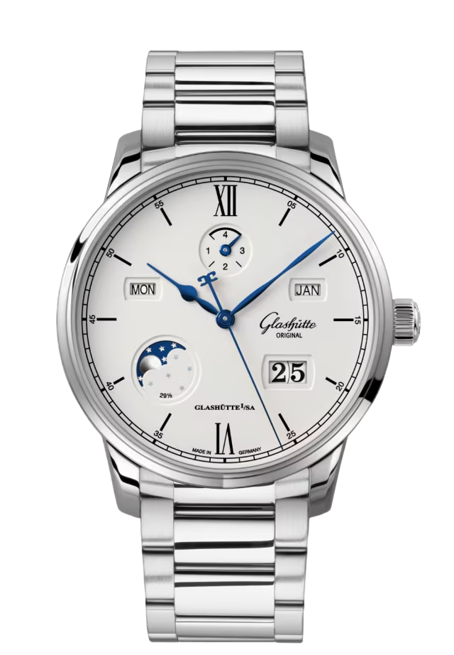 Glashutte Original Senator Excellence Perpetual Calendar Stainless steel Men's Watch - Premium Luxury Product