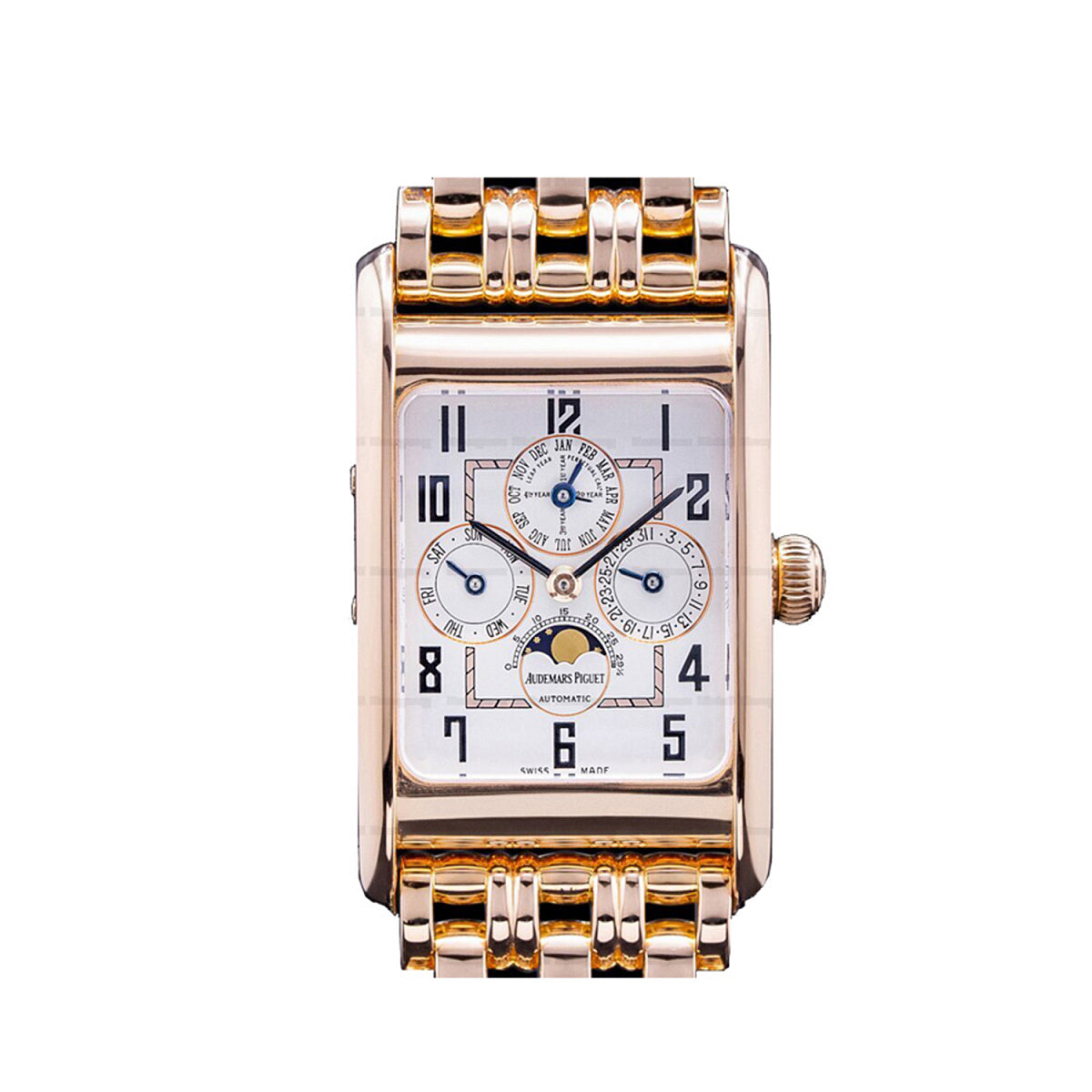 Audemars Piguet Edward Piguet Chronograph 18K Rose Gold Men's Watch - Premium Luxury Product