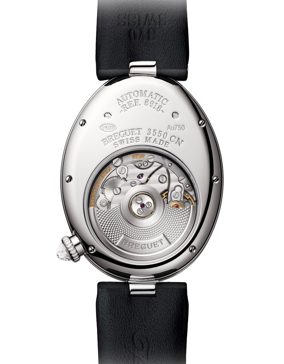 Breguet Reine de Naples 18K White Gold & Diamonds Lady's Watch - Premium Luxury Product