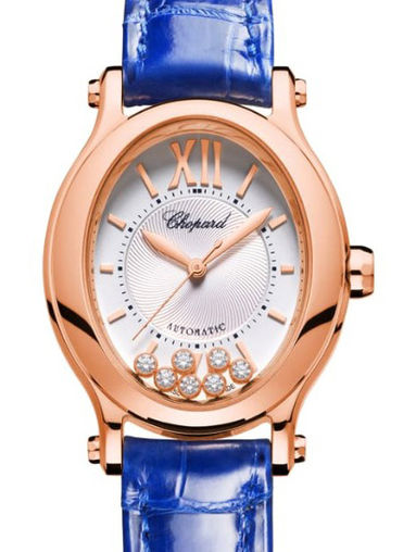 Chopard Happy Sport Oval Ethical Rose Gold  & Diamonds Ladies Watch