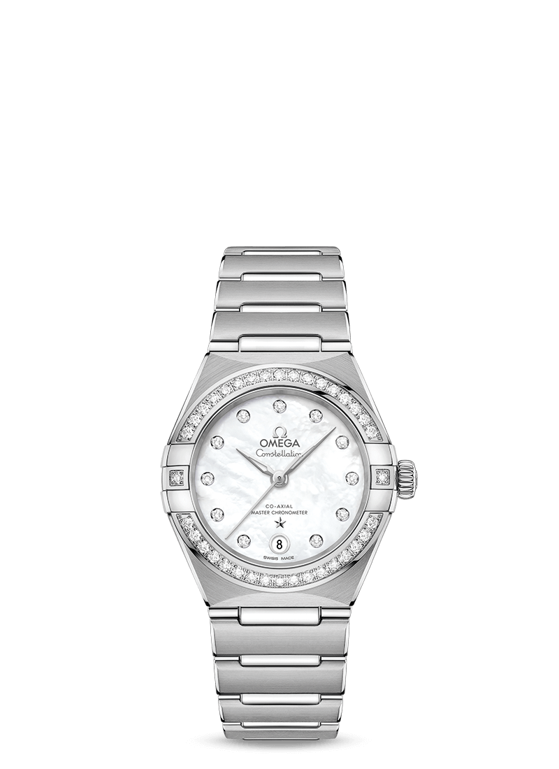 Omega Constellation Co-Axial Master Chronometer Stainless steel & Diamonds Lady’s Watch - Premium Luxury Product