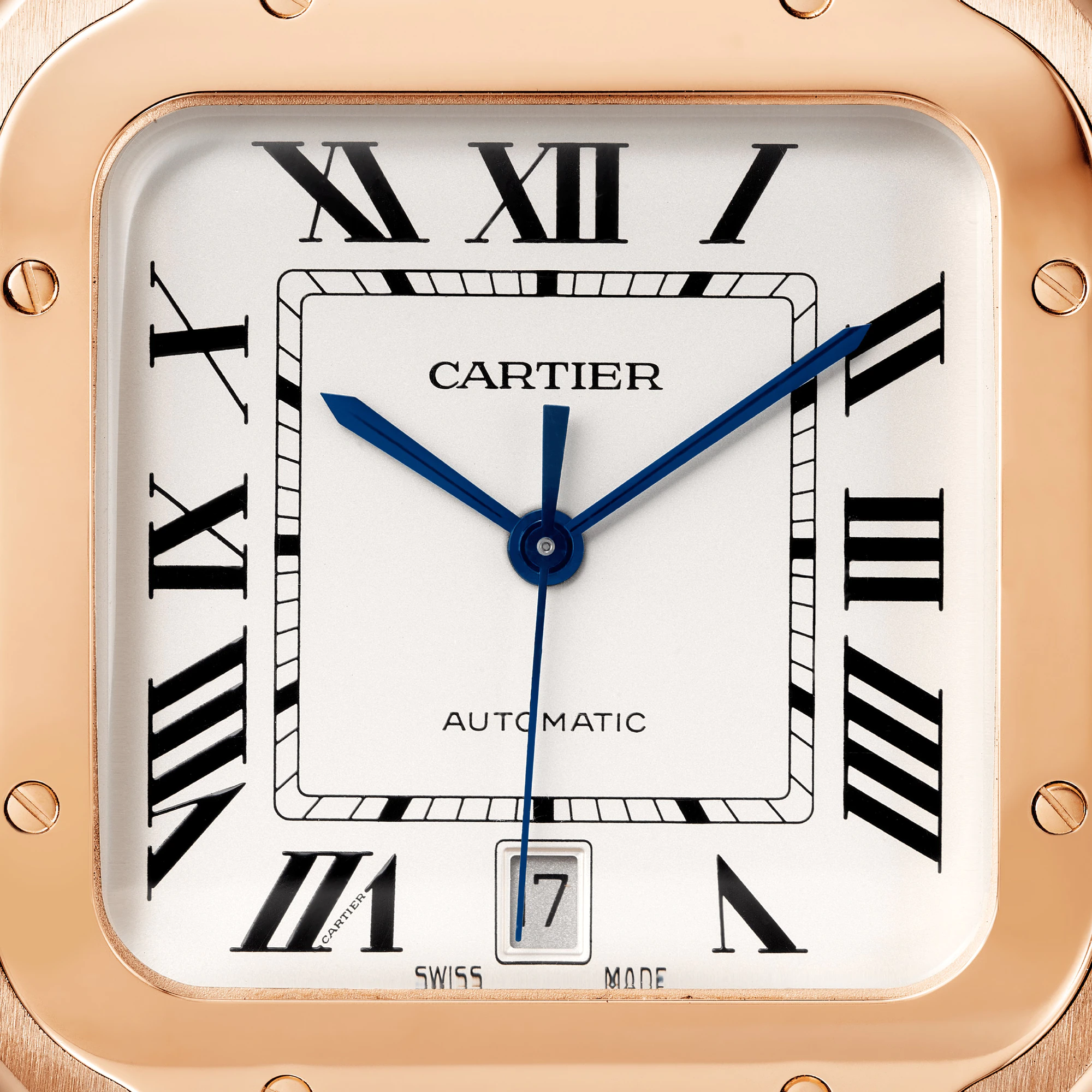 Cartier Santos Rose Gold Men's Watch