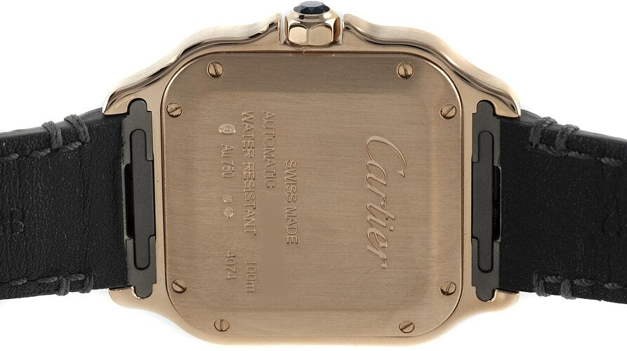 Cartier Santos Rose Gold Unisex Watch - Premium Luxury Product