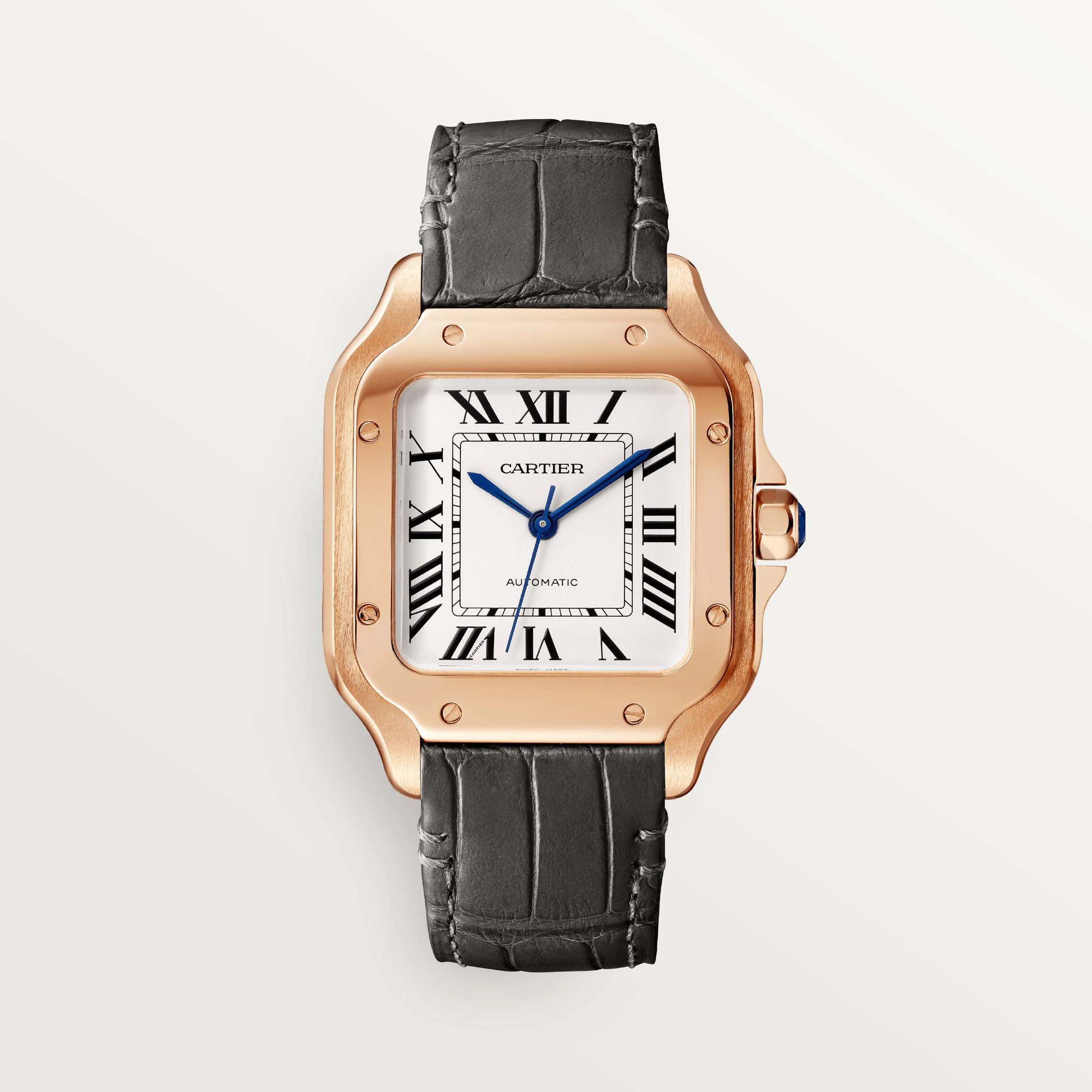 Cartier Santos Rose Gold Unisex Watch - Premium Luxury Product