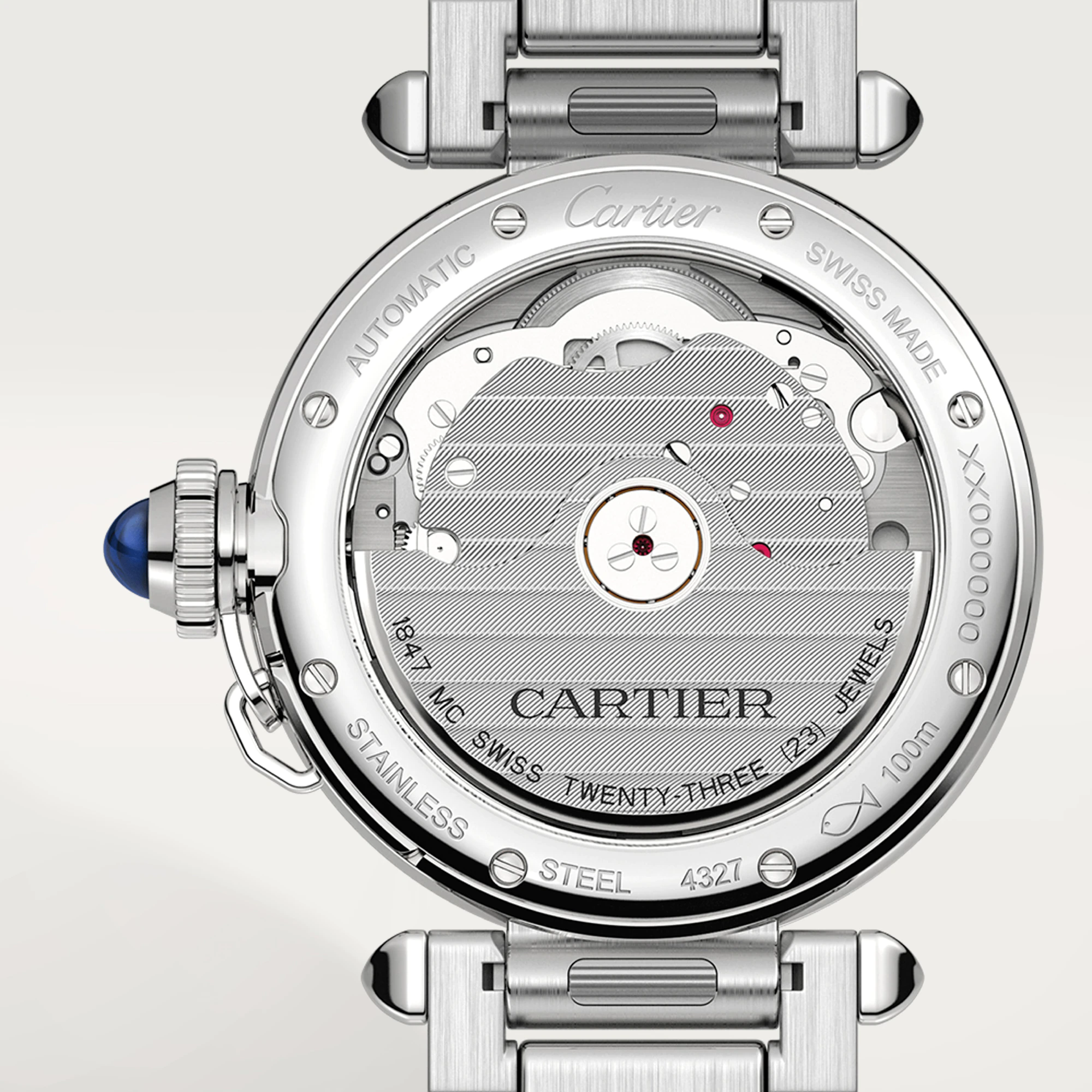 Cartier Pasha de Cartier Stainless Steel Lady's Watch - Premium Luxury Product