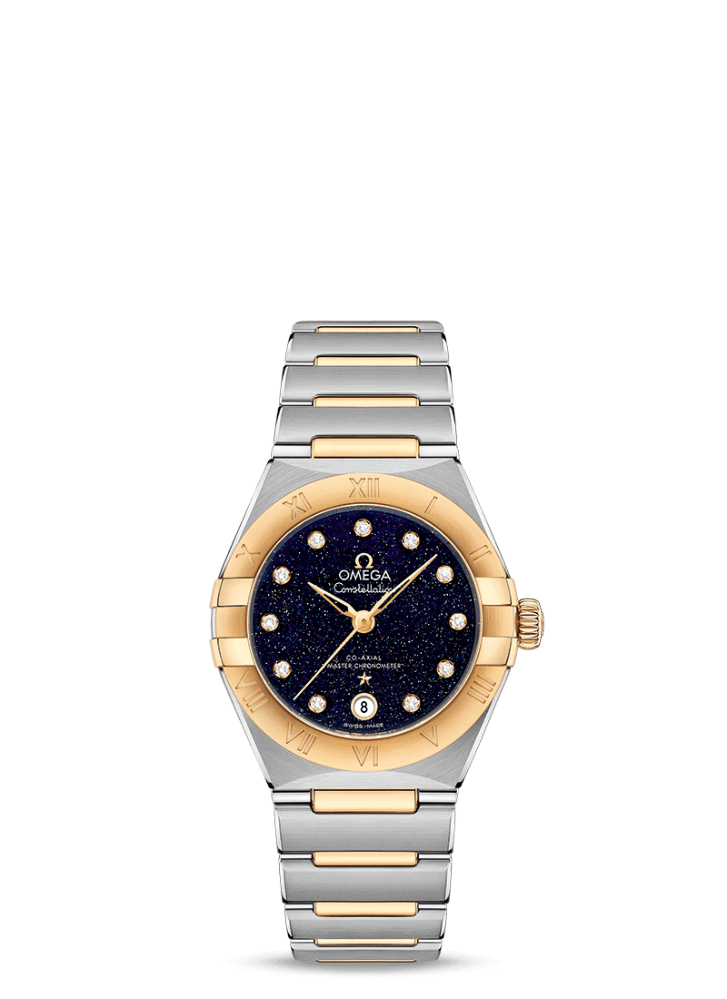 Omega Constellation Co-Axial Master Chronometer Stainless steel & Yellow Gold & Diamonds Lady’s Watch - Premium Luxury Product