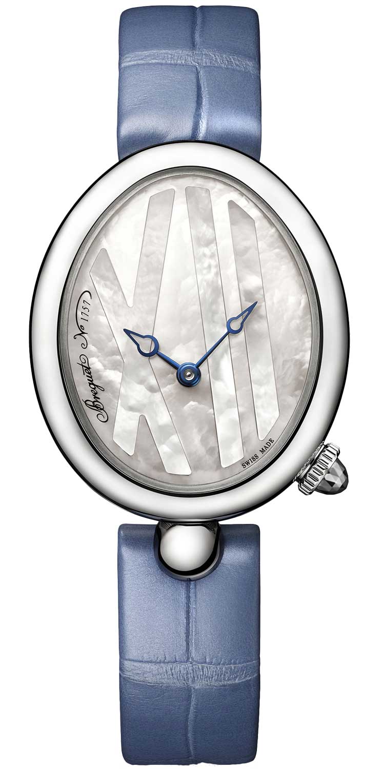 Breguet Reine De Naples 9807 Stainless Steel Ladies Watch - Premium Luxury Product