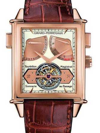 Girard Perregaux Vintage 1945 Tourbillon Magistral 18K Rose Gold Men's Watch - Premium Luxury Product