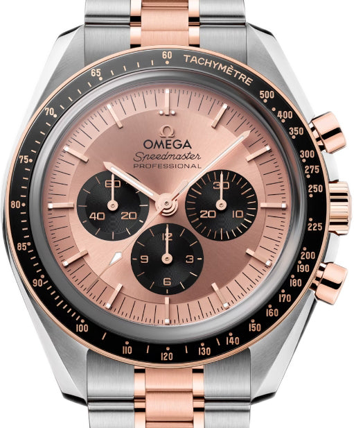 Omega Speedmaster Moonwatch Professional Chronograph Stainless steel & 18K Sedna™ Gold & Ceramic Men's Watch