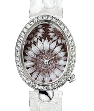 Breguet Reine De Naples 18K White Gold & Diamonds Ladies Watch - Premium Luxury Product