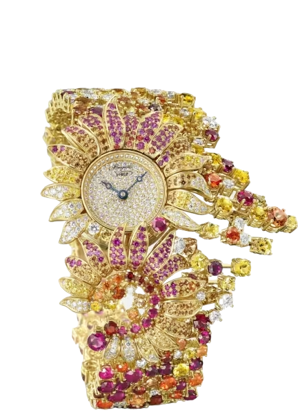 Breguet High Jewellery 18K Yellow Gold & Diamonds & Rubies & Sapphires Lady's Watch - Premium Luxury Product