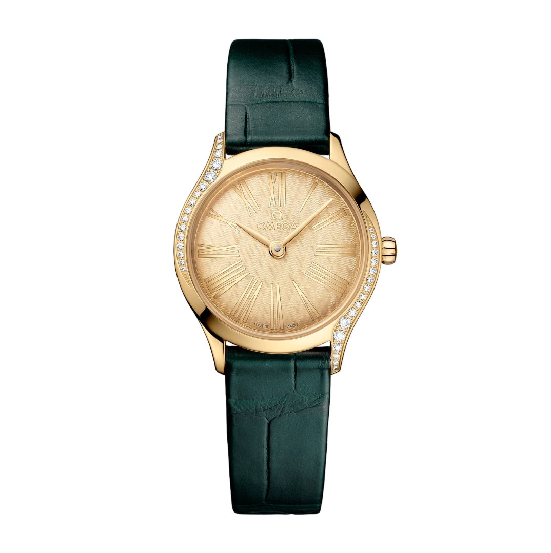 Omega De ville Mini Trésor 18K Moonshine™ Gold & Diamonds Lady's Watch - Premium Luxury Product