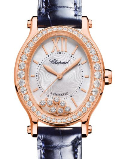 Chopard Happy Sport Oval Ethical Rose Gold  & Diamonds Ladies Watch