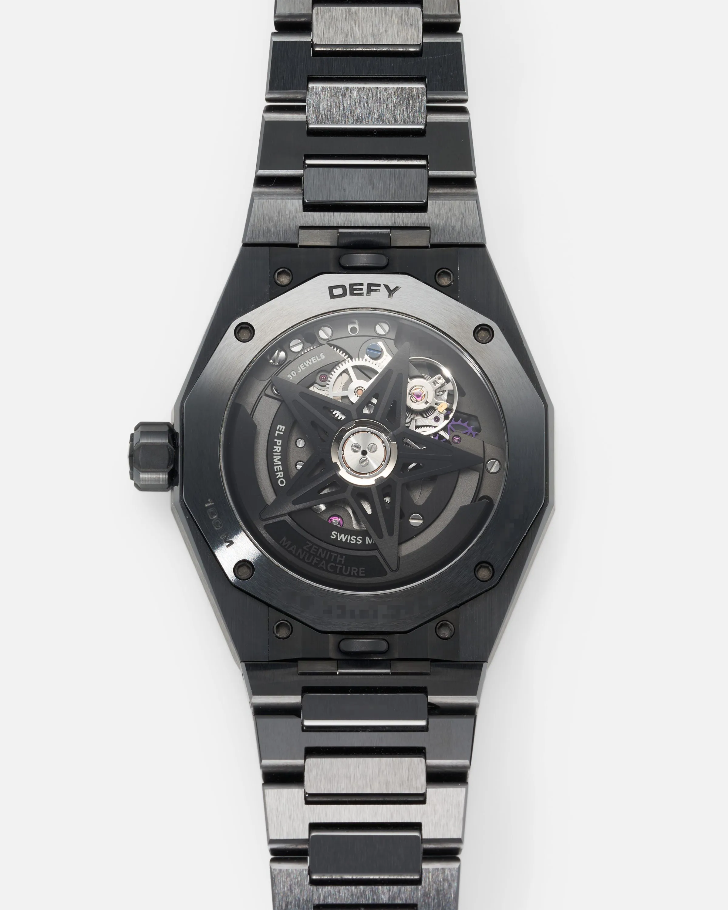 Zenith DEFY Skyline Skeleton Black Ceramic Men's Watch