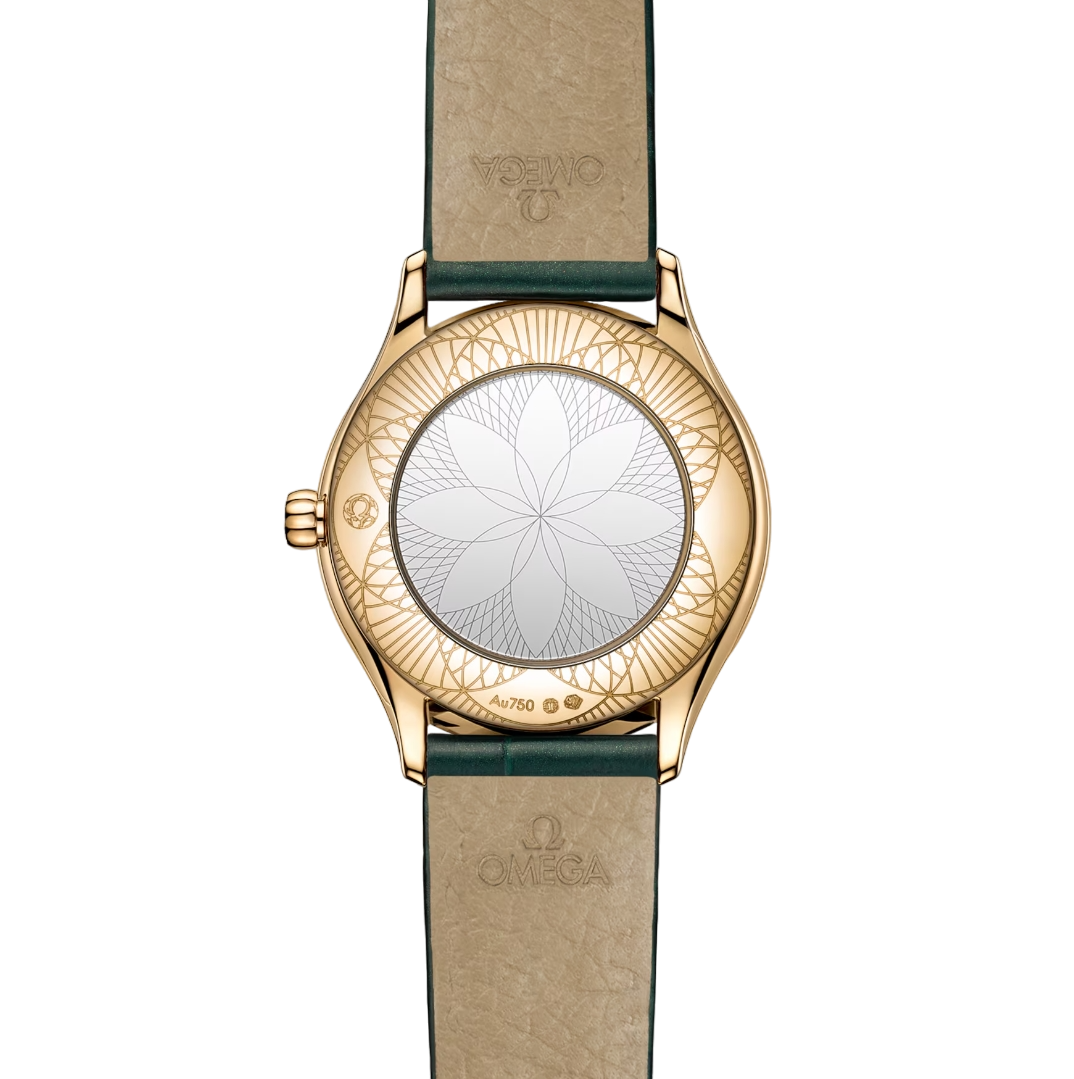 Omega De ville Mini Trésor 18K Moonshine™ Gold & Diamonds Lady's Watch - Premium Luxury Product