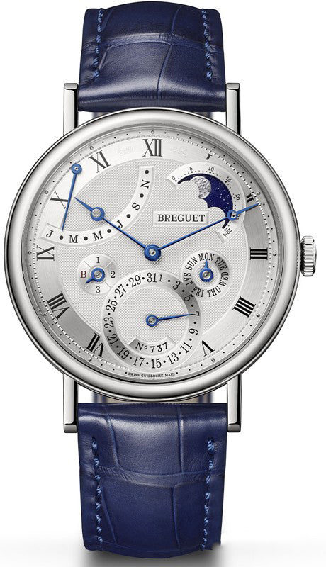 Breguet Classique Perpetual Calendar 18K White Gold Man's Watch - Premium Luxury Product