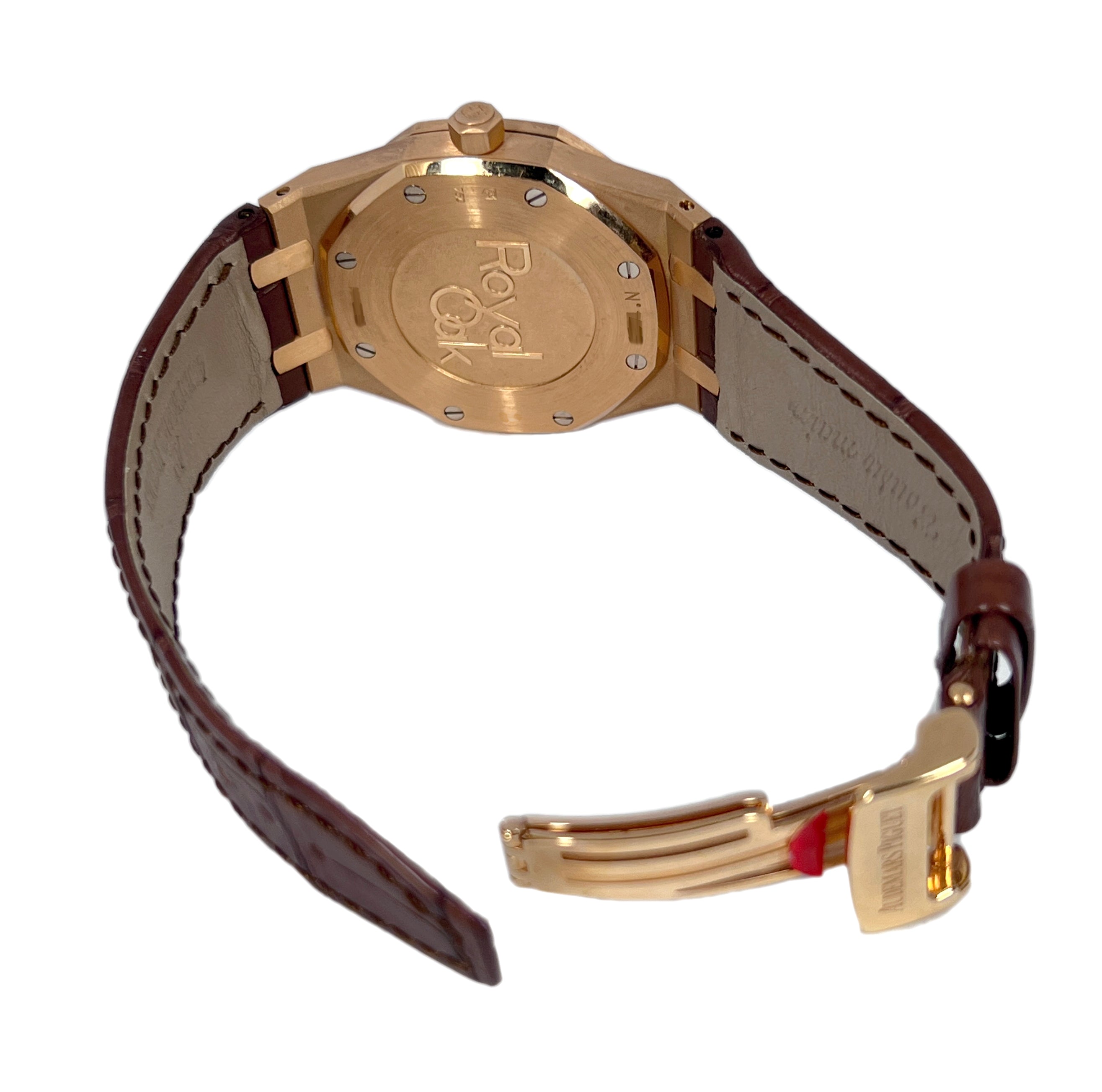 Audemars Piguet Royal Oak Dual Time 18K Rose Gold Men's Watch - Premium Luxury Product