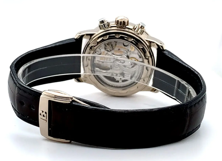 Blancpain Leman Tourbillon Power Reserve 18K White Gold & Diamonds Mens Watch - Premium Luxury Product