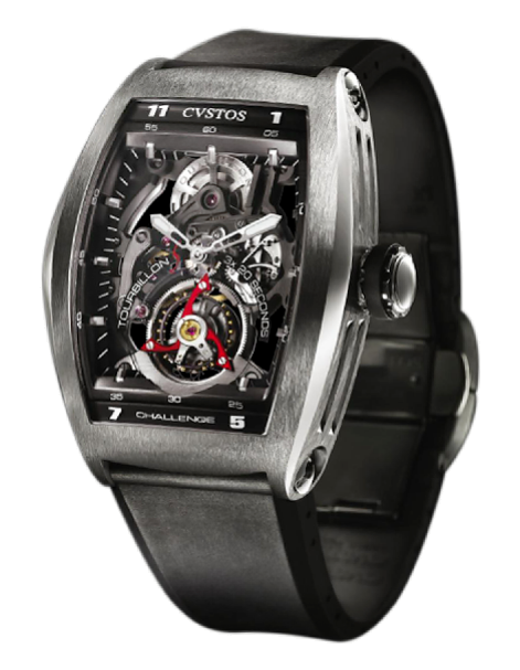 Cvstos Challenge Jet-Liner Tourbillon Titanium Mens Watch - Premium Luxury Product