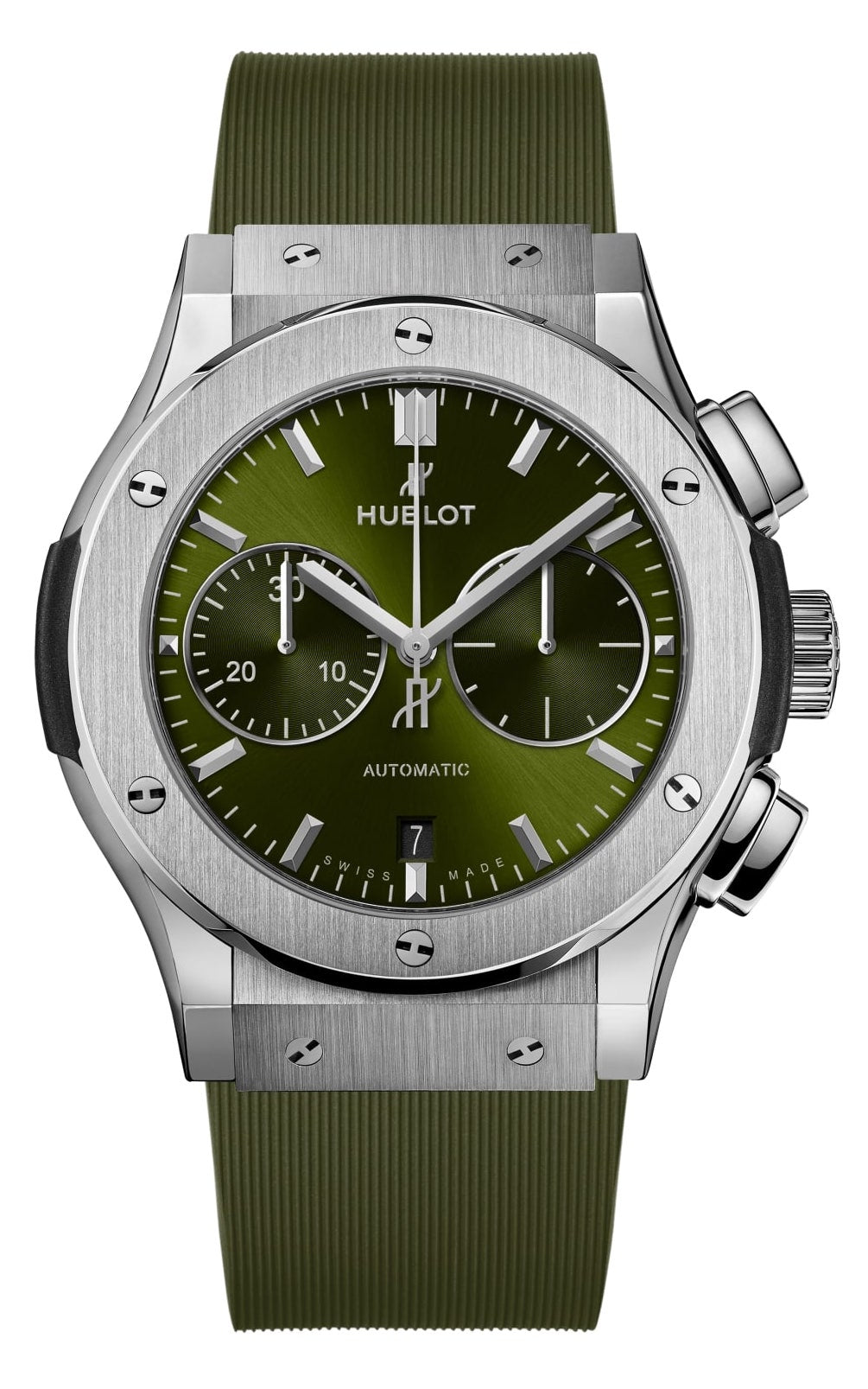 Hublot Classic Fusion Chronograph Titanium Green Men's Watch - Premium Luxury Product