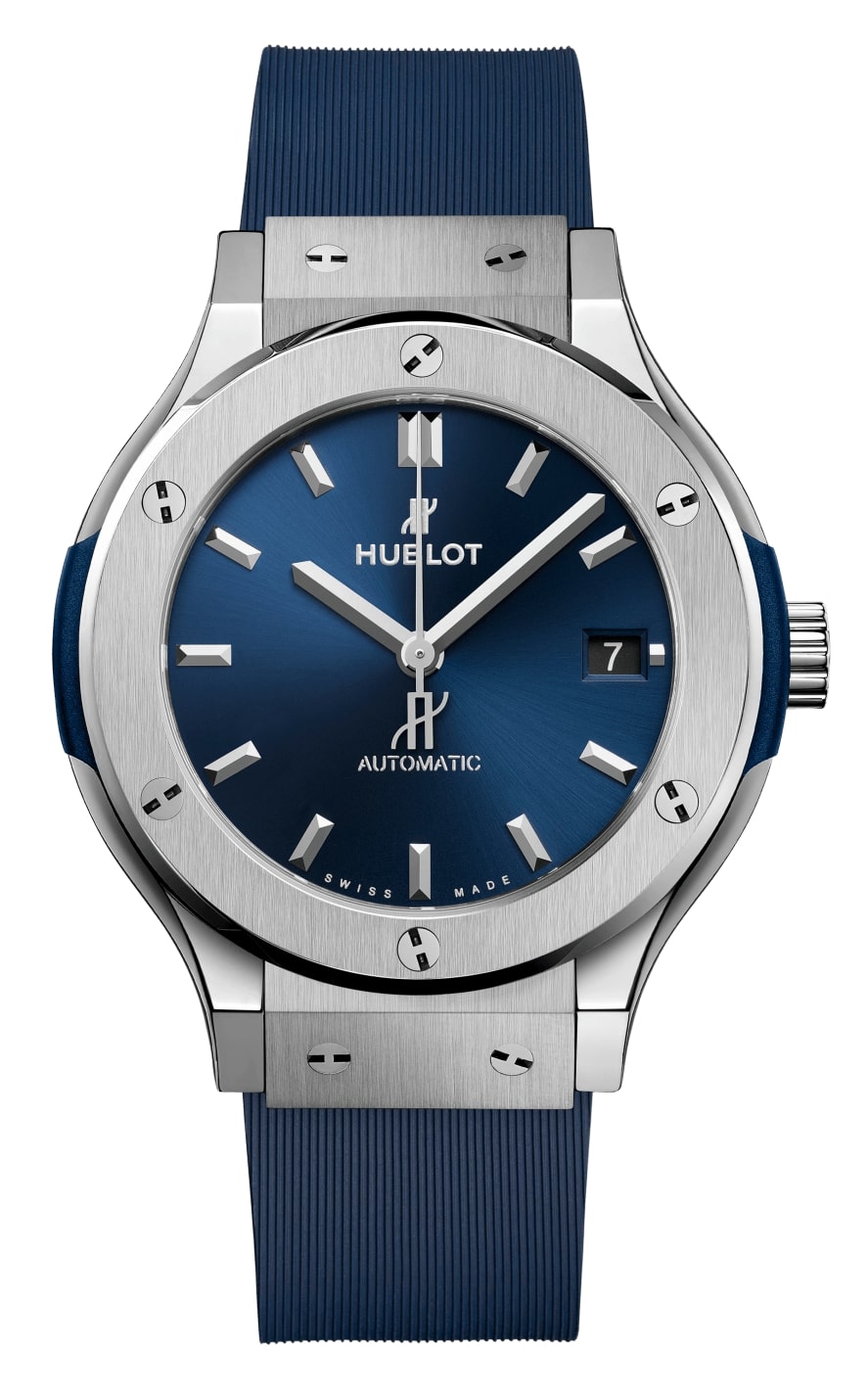 Hublot Classic Fusion Blue Titanium Automatic Men's Watch - Premium Luxury Product