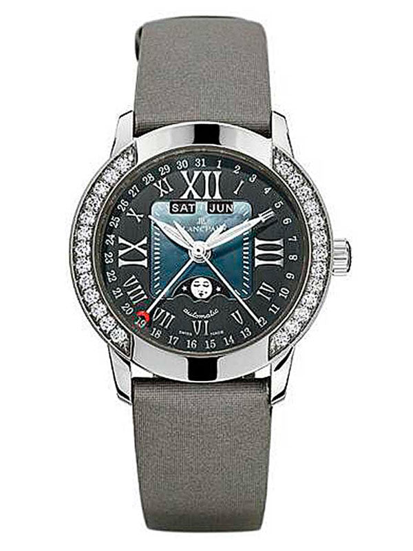 Blancpain Complete Calendar Moonphase 18K White Gold Ladies Watch - Premium Luxury Product
