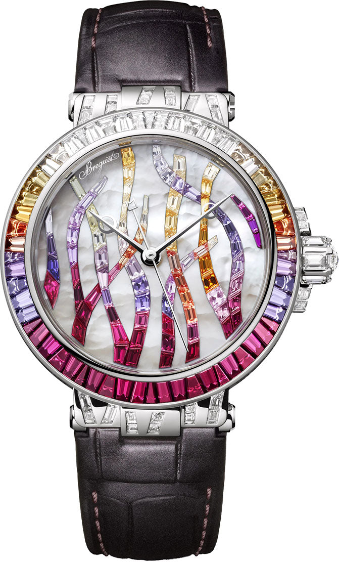 Breguet Marine Haute Joaillerie 18K White Gold 35.8mm Ladies Watch - Premium Luxury Product