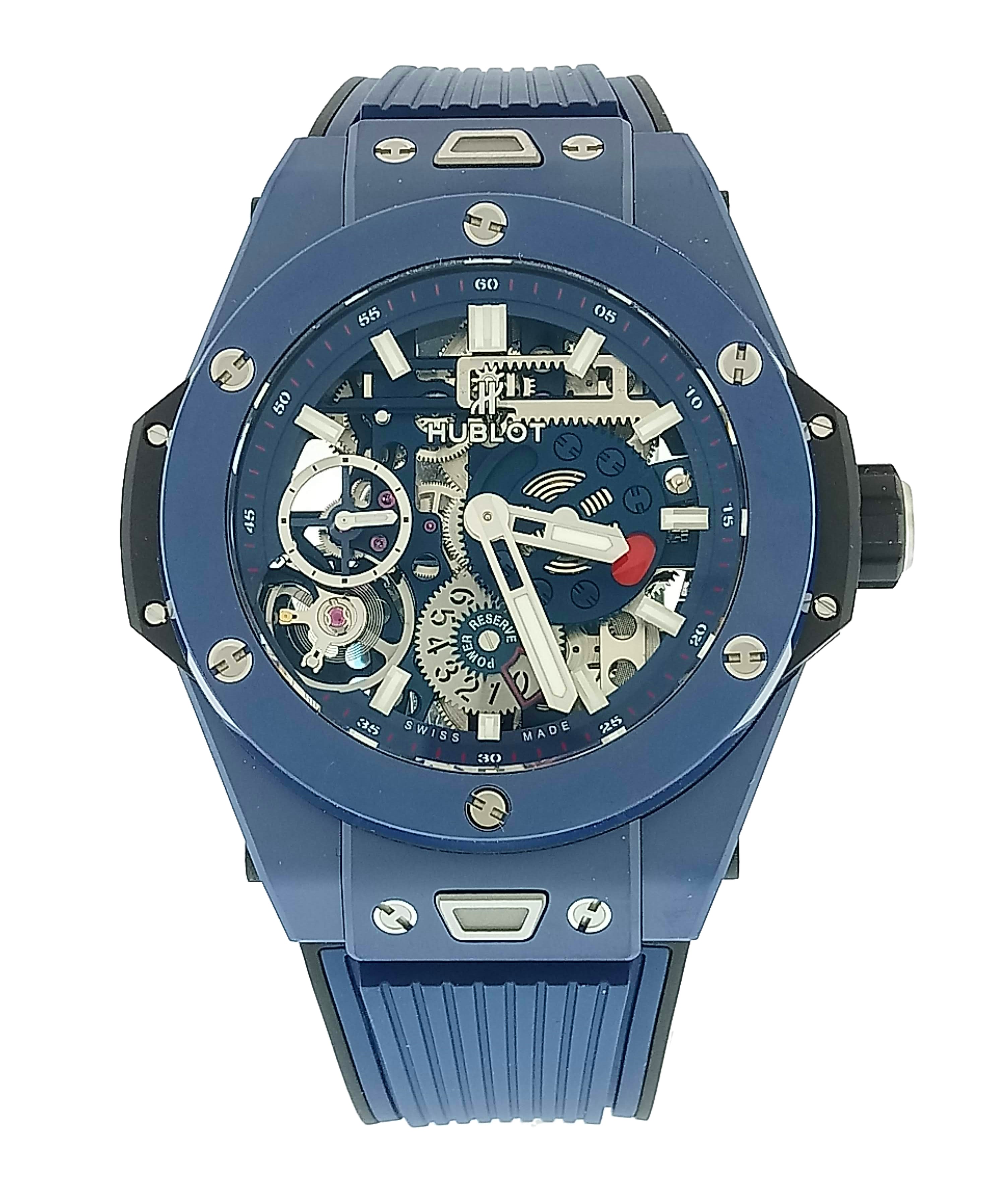 Hublot Big Bang Meca-10 Ceramic Blue Men's Watch