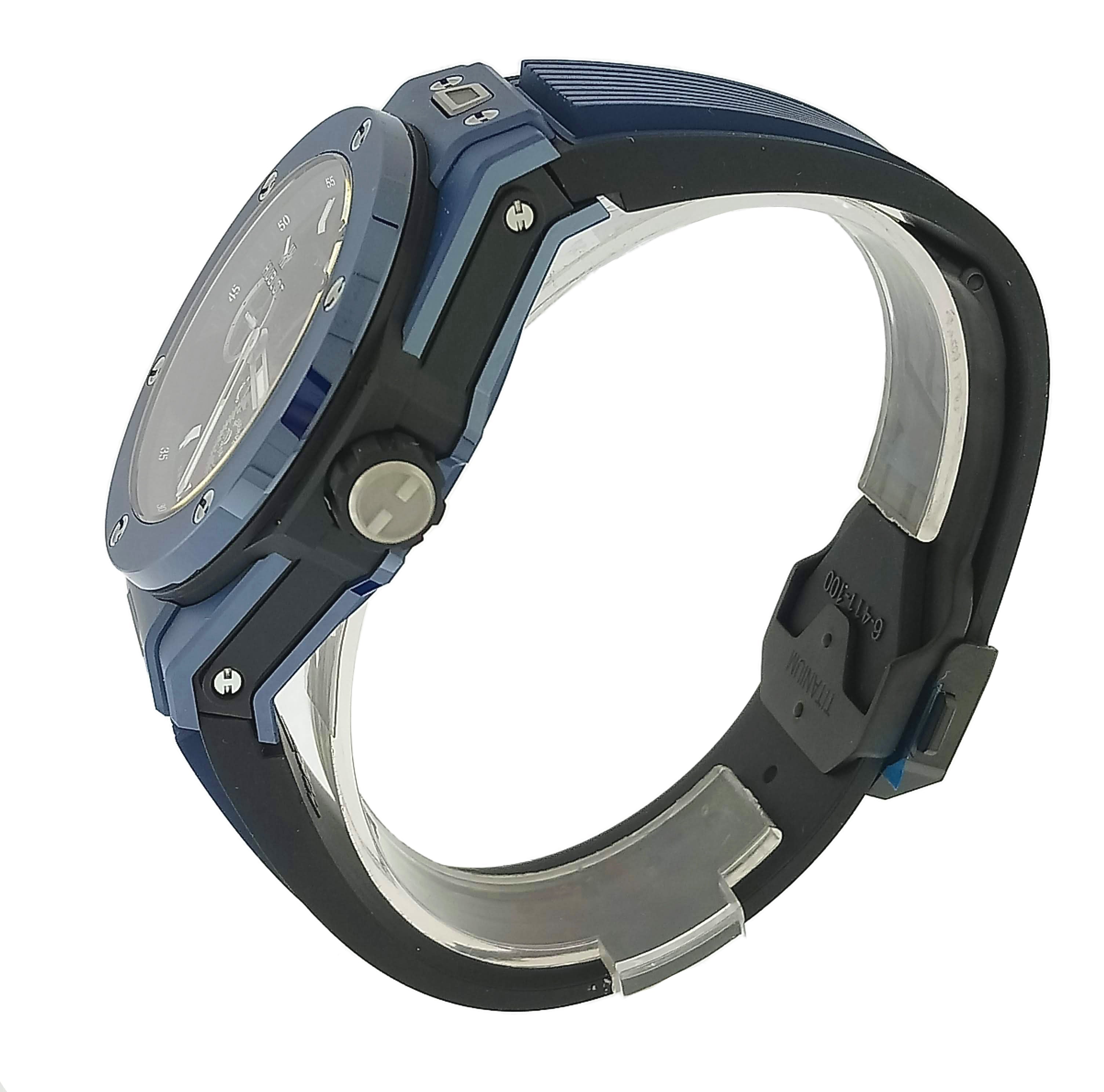 Hublot Big Bang Meca-10 Ceramic Blue Men's Watch