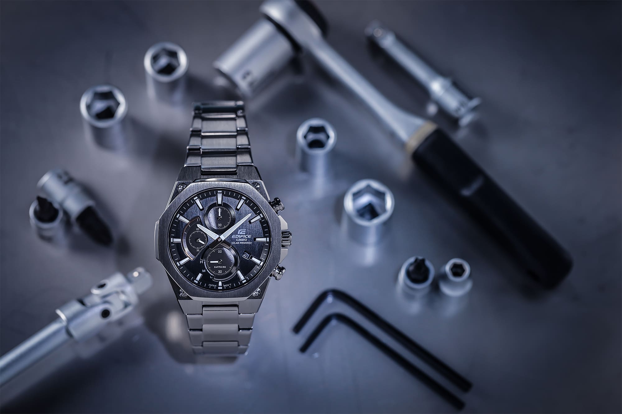 G-shock Slim Line with Sapphire Crystal EFSS570DC-1A