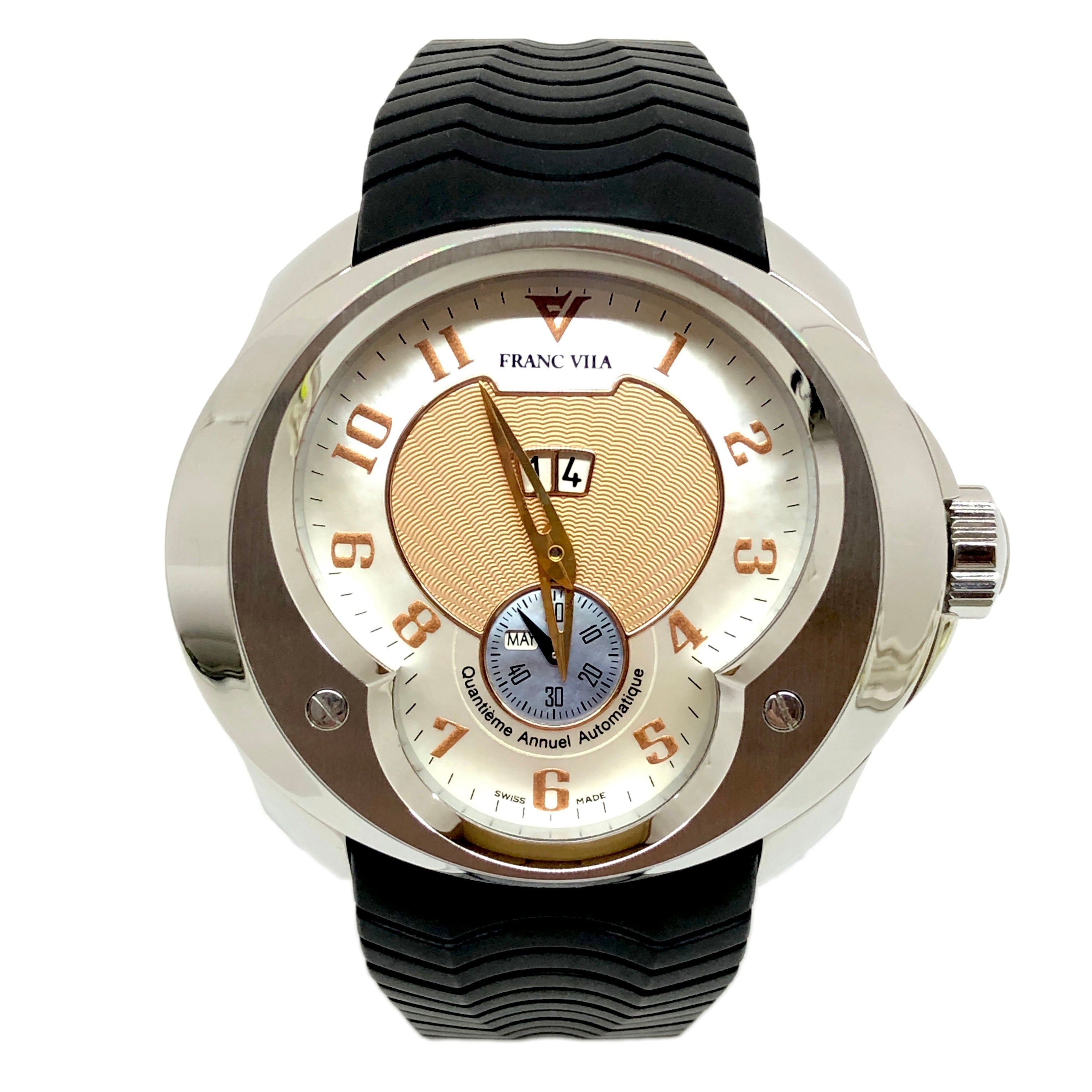 Franc Vila Automatic Classic Stainless Steel Men's Watch - Premium Luxury Product