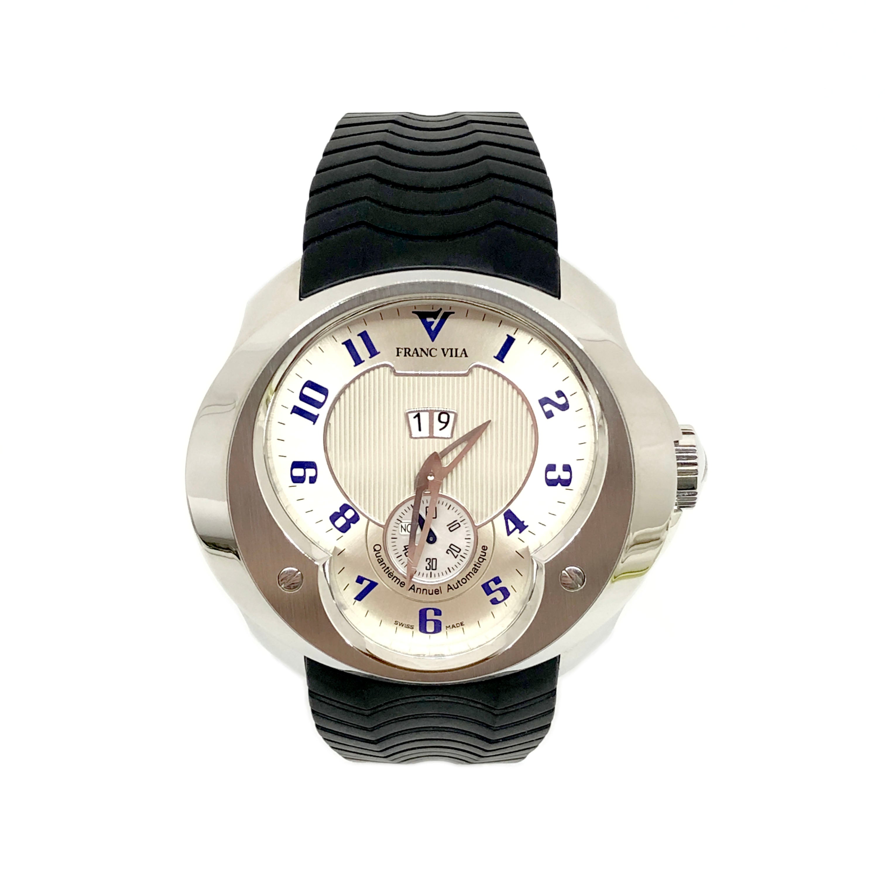 Franc Vila Esprit Unique Stainless Steel Rubber Men's Watch - Premium Luxury Product