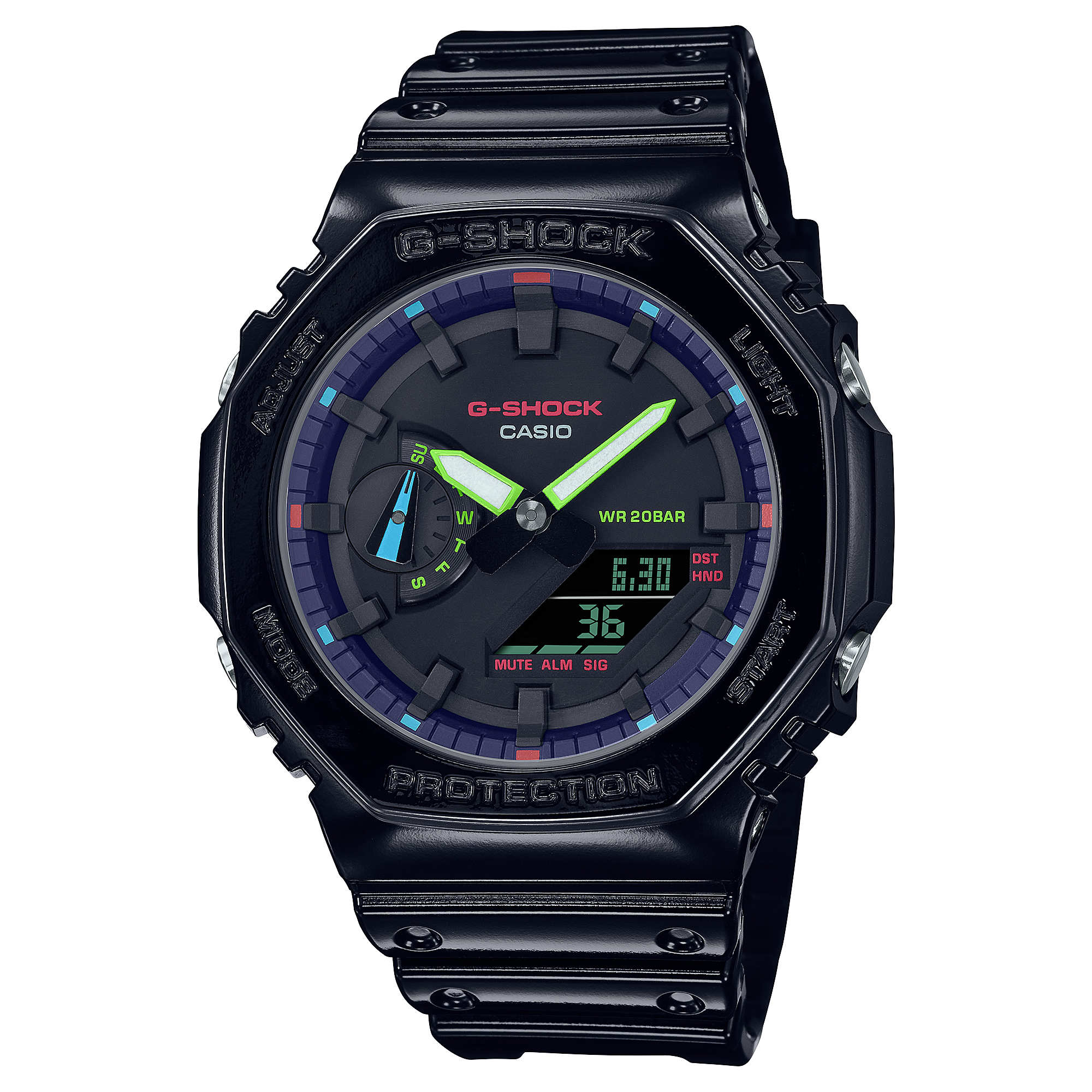G-Shock 2100 Series GA2100RGB-1A - Premium Luxury Product
