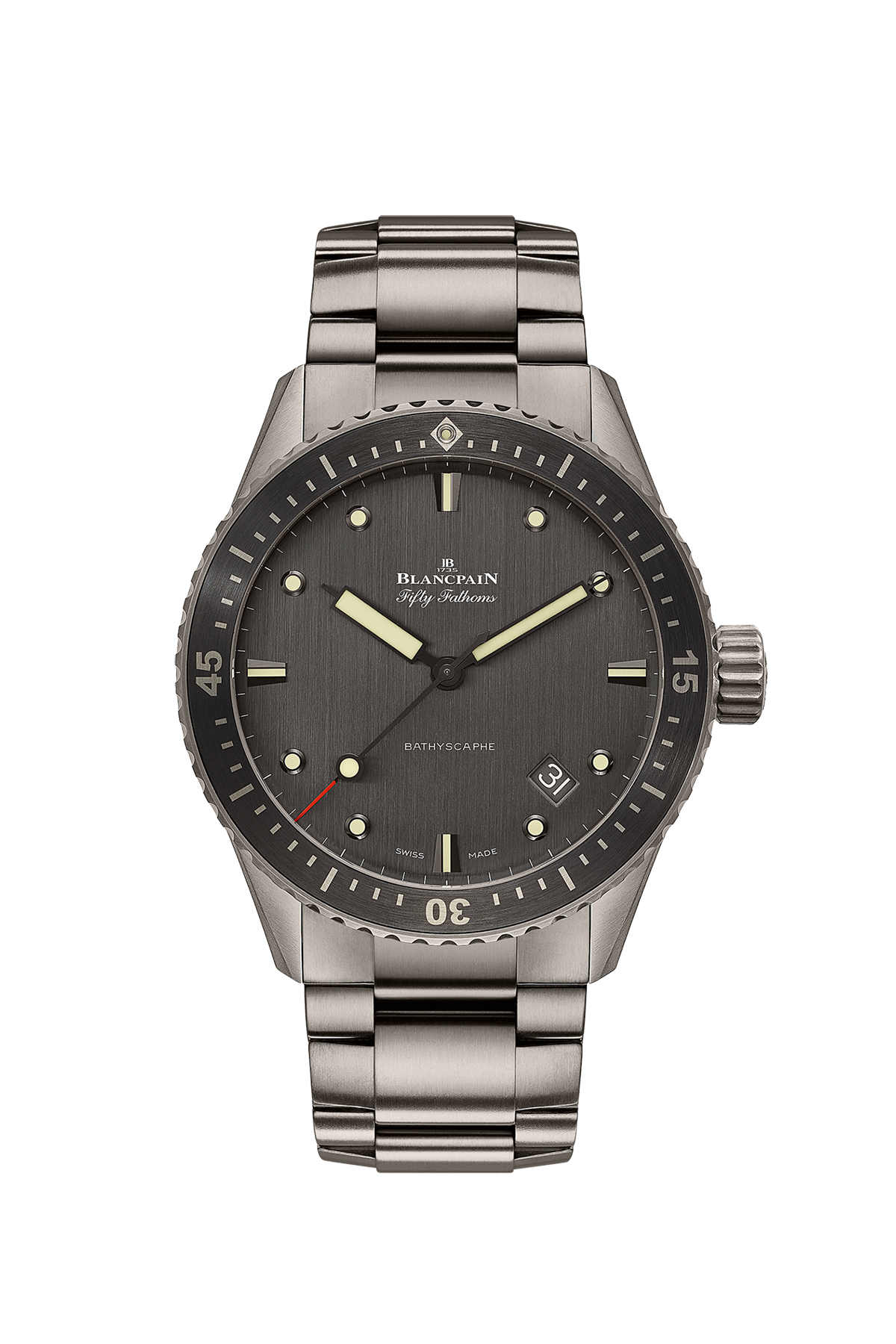 Blancpain Fifty Fathoms Bathyscaphe 5000 1210 98S - Premium Luxury Product