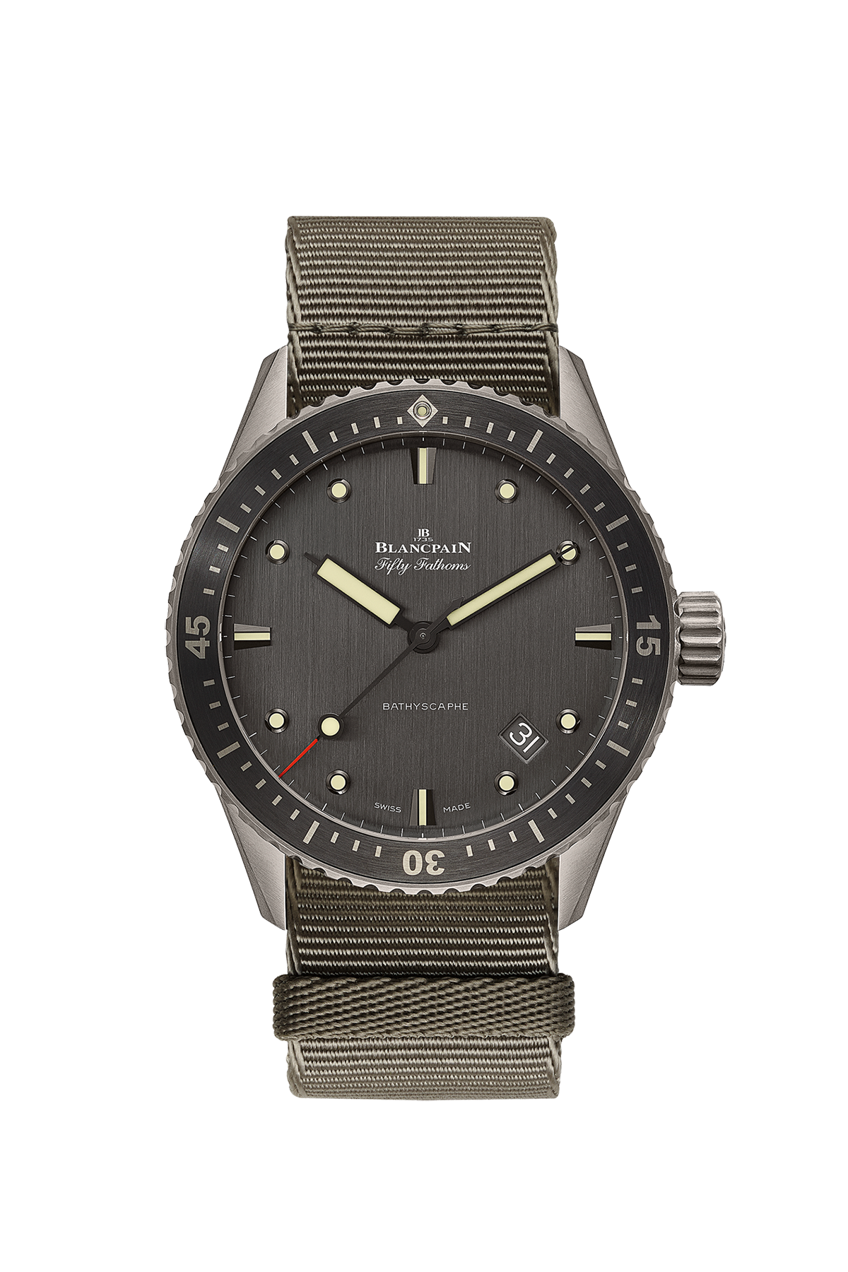 Blancpain Fifty Fathoms Bathyscaphe 5000 1210 NAGA - Premium Luxury Product