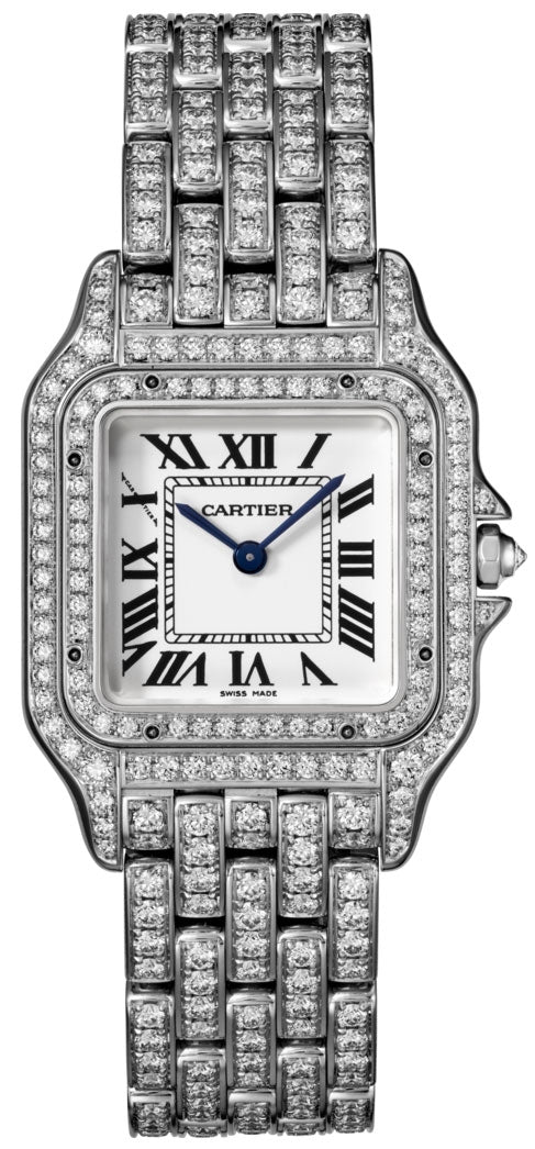 Cartier Panthère 18K White Gold &amp; Diamonds Ladies Watch - Premium Luxury Product