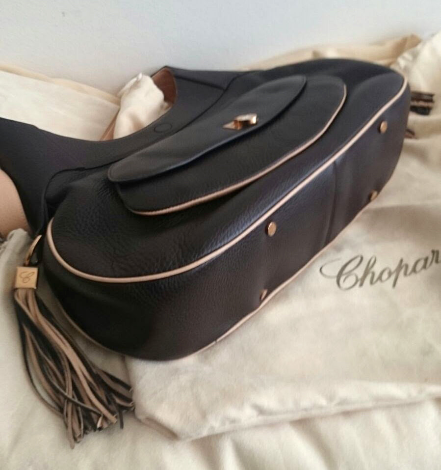 Chopard Madrid Brown / Camel Colored Calfskin Leather Bag