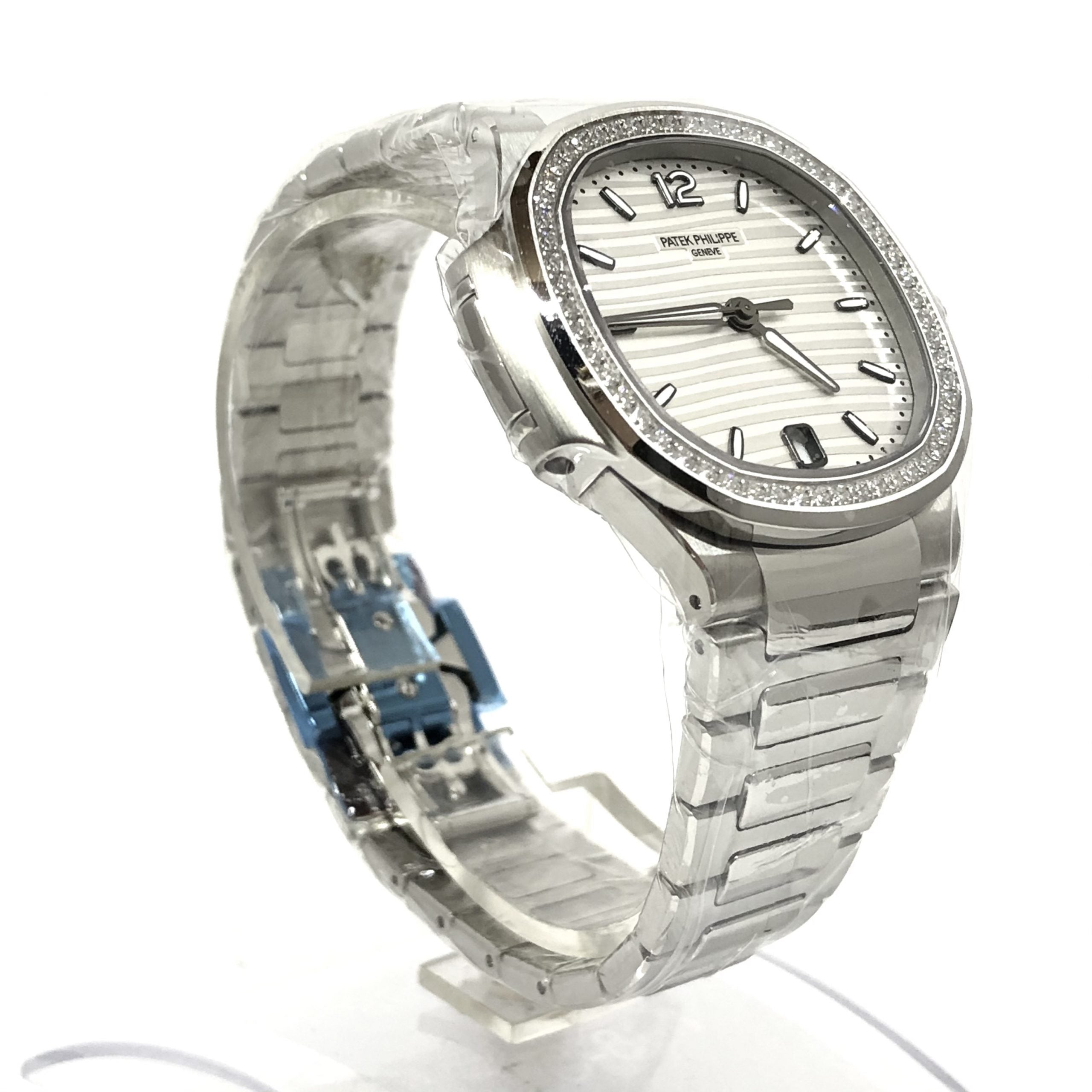 Patek Philippe Nautilus Stainless Steel & Diamonds Ladies Watch