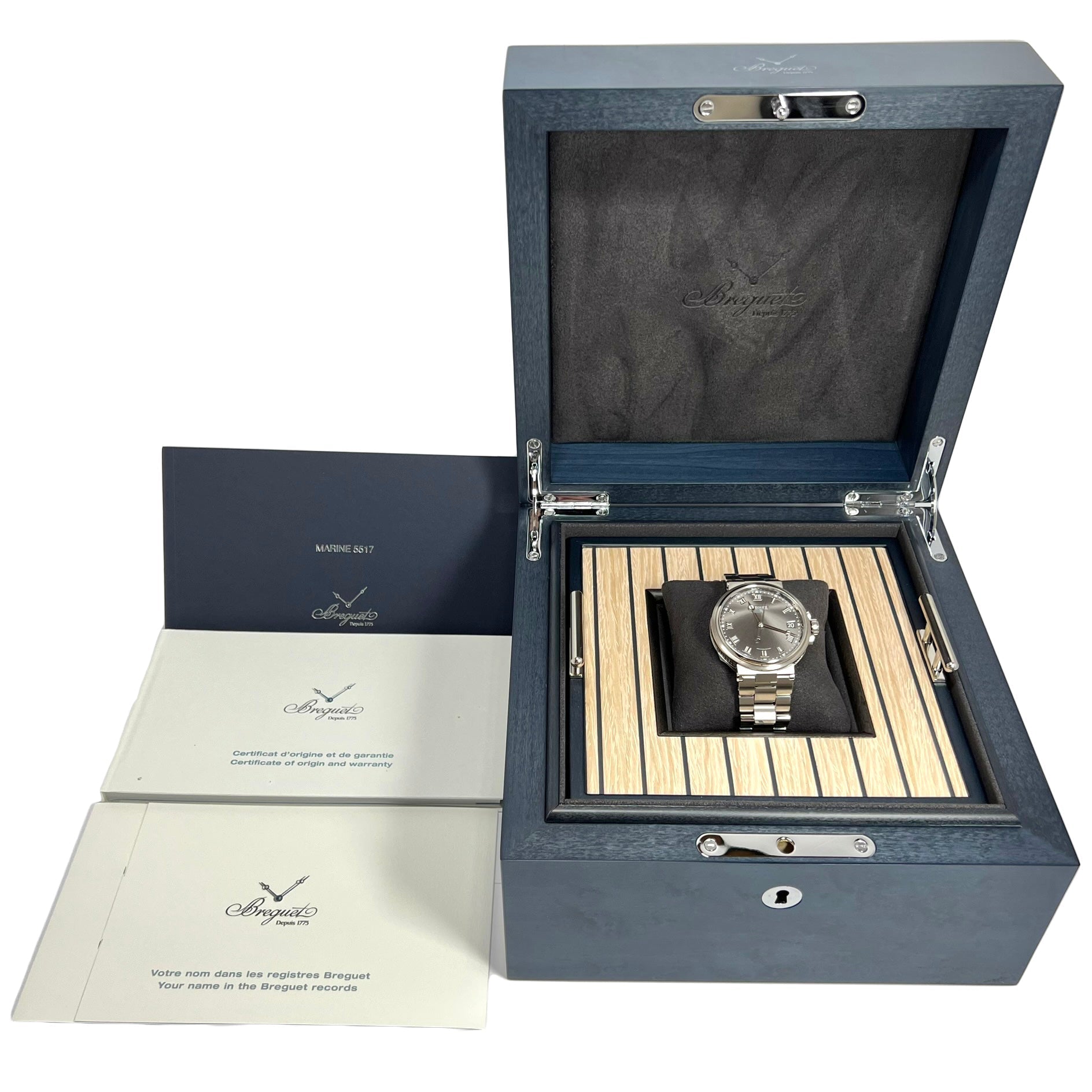Breguet Marine 5517 Titanium Men's Watch - Premium Luxury Product