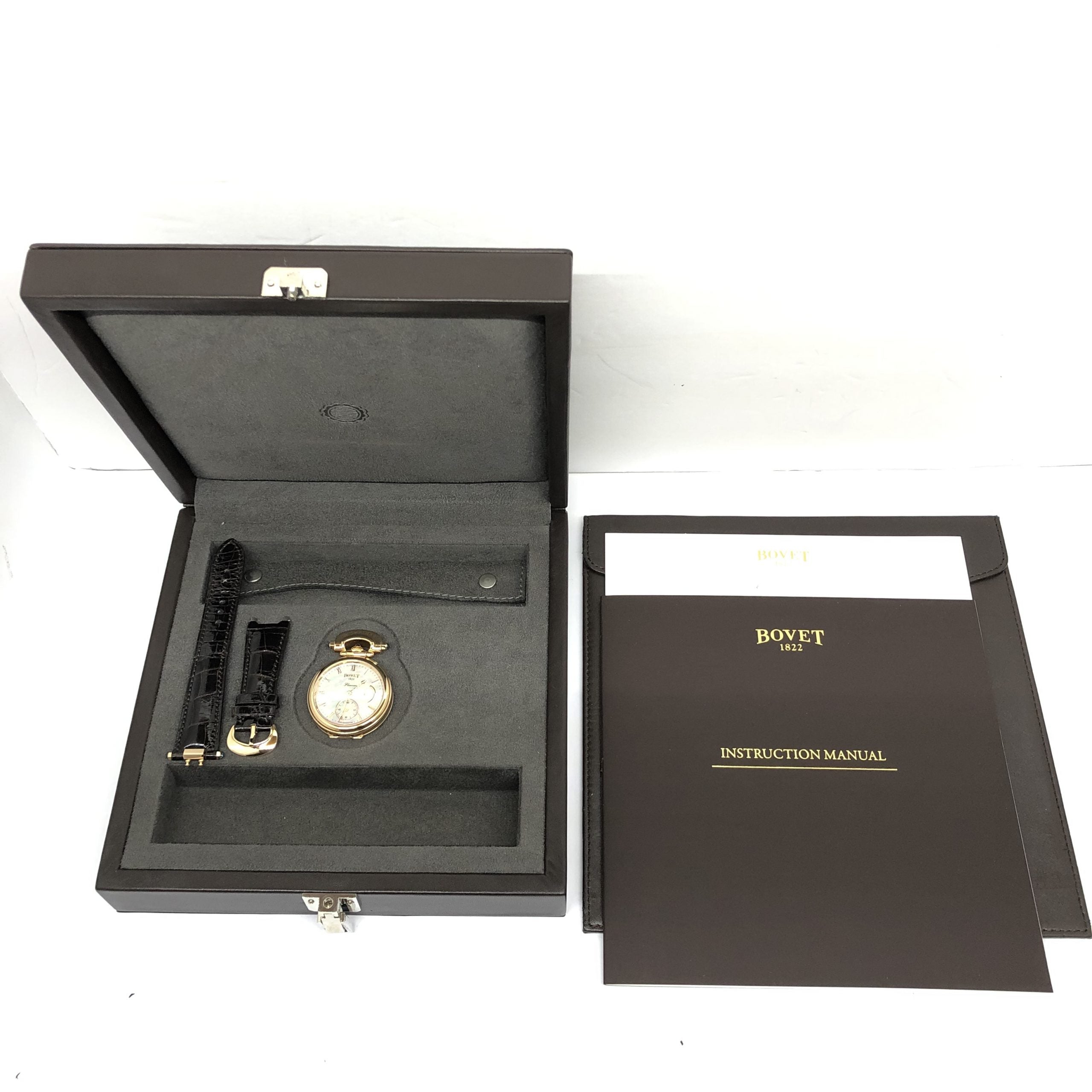 Bovet Fleurier 39 Amadeo Rose Gold 18K Black Women`s Watch - Premium Luxury Product