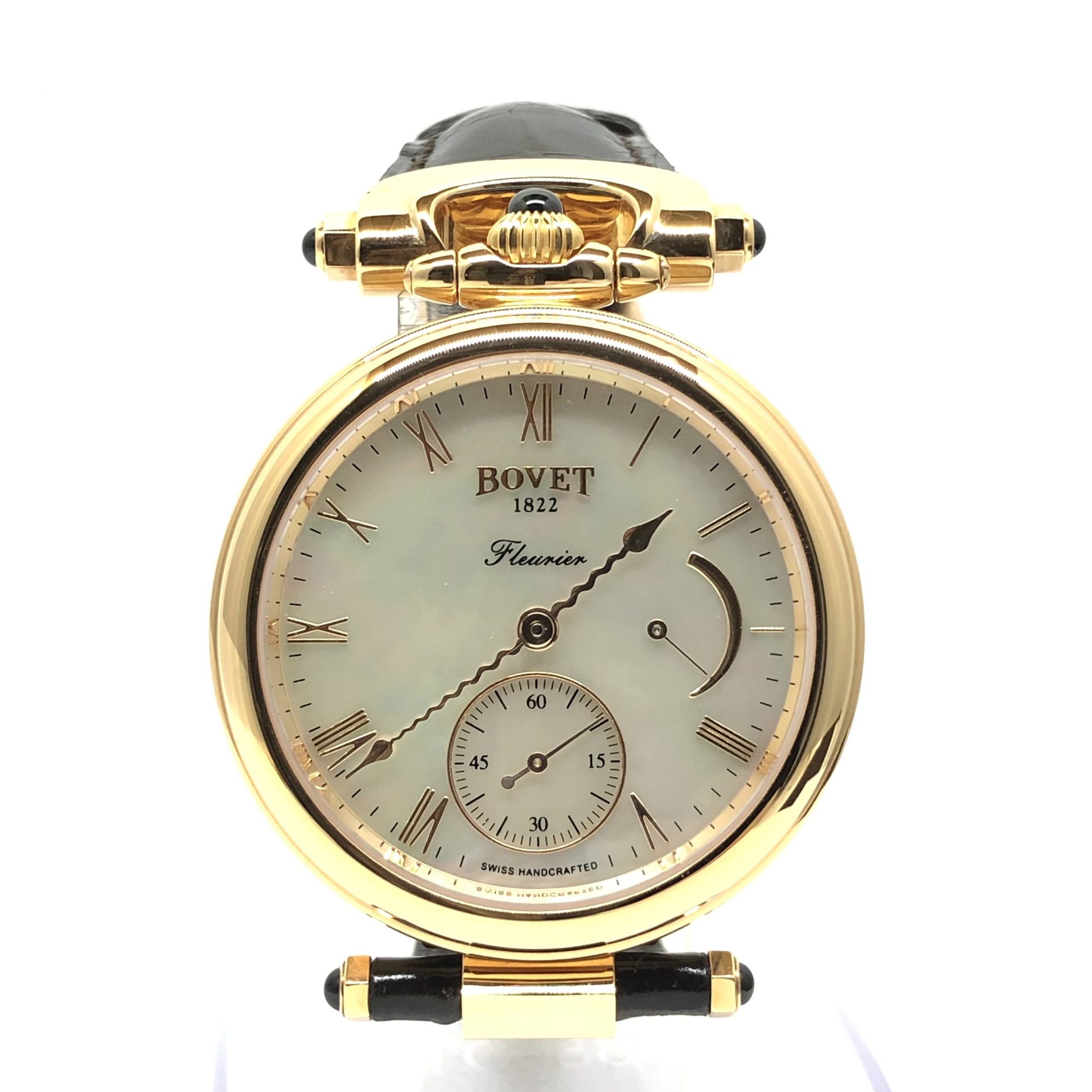 Bovet Fleurier 39 Amadeo Rose Gold 18K Black Women`s Watch - Premium Luxury Product