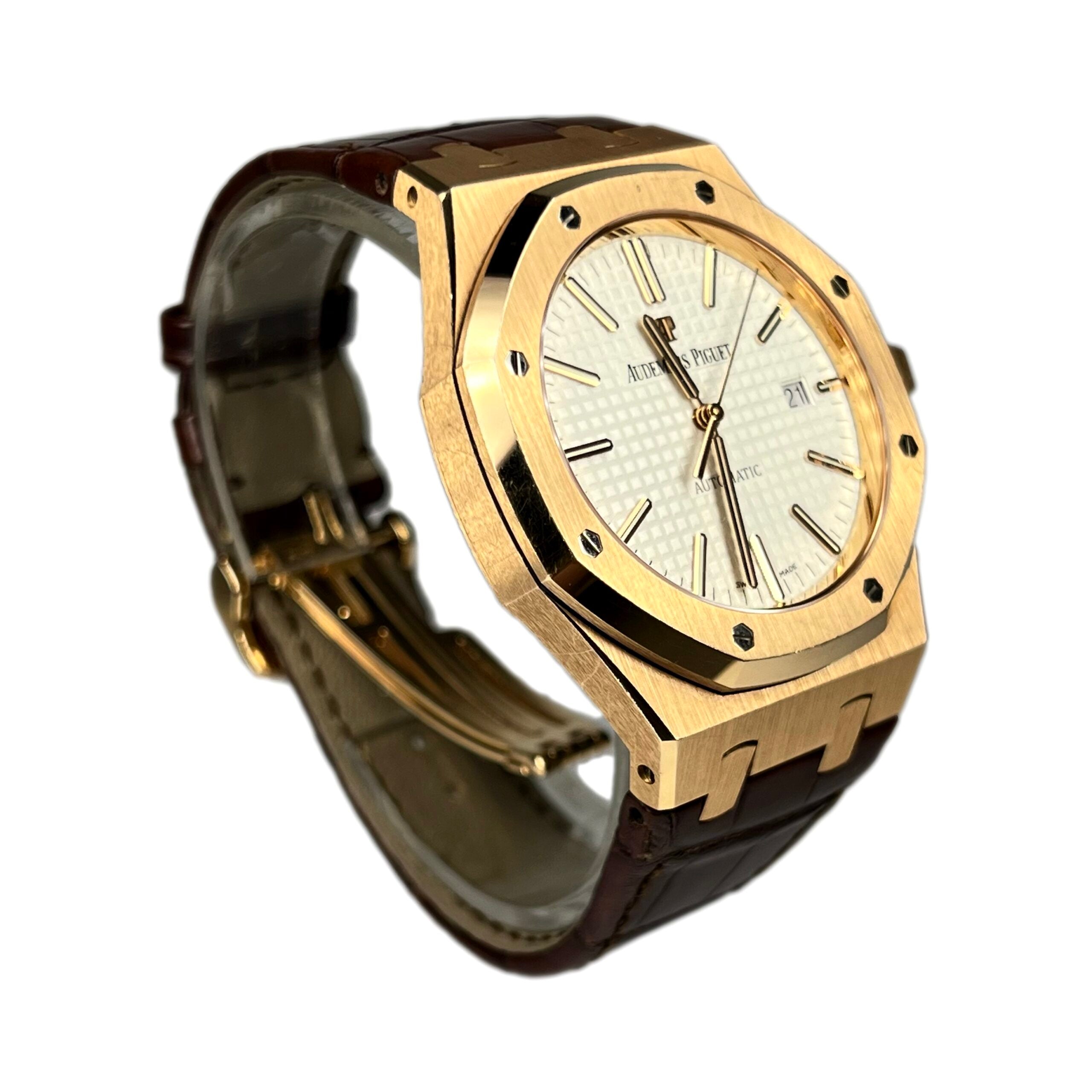 Audemars Piguet Royal Oak 18K Rose Gold Men's Watch