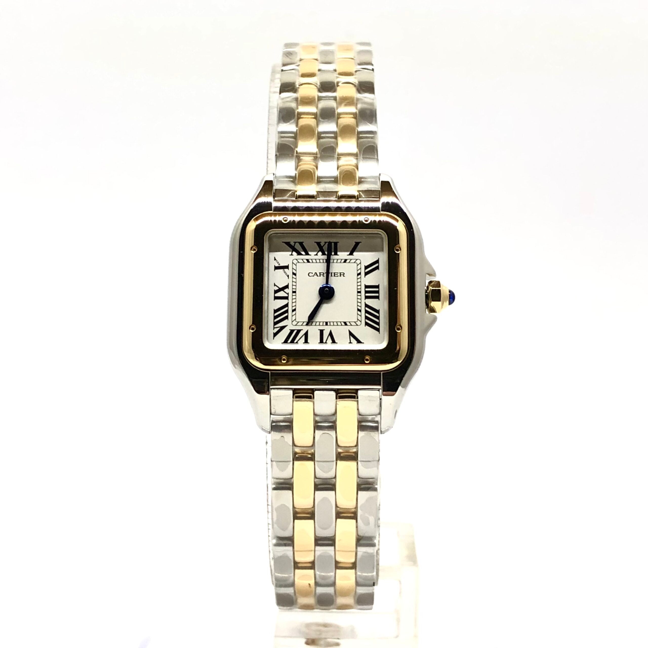 Cartier Panthère Stainless Steel & 18K Yellow Gold Small Model Ladies Watch