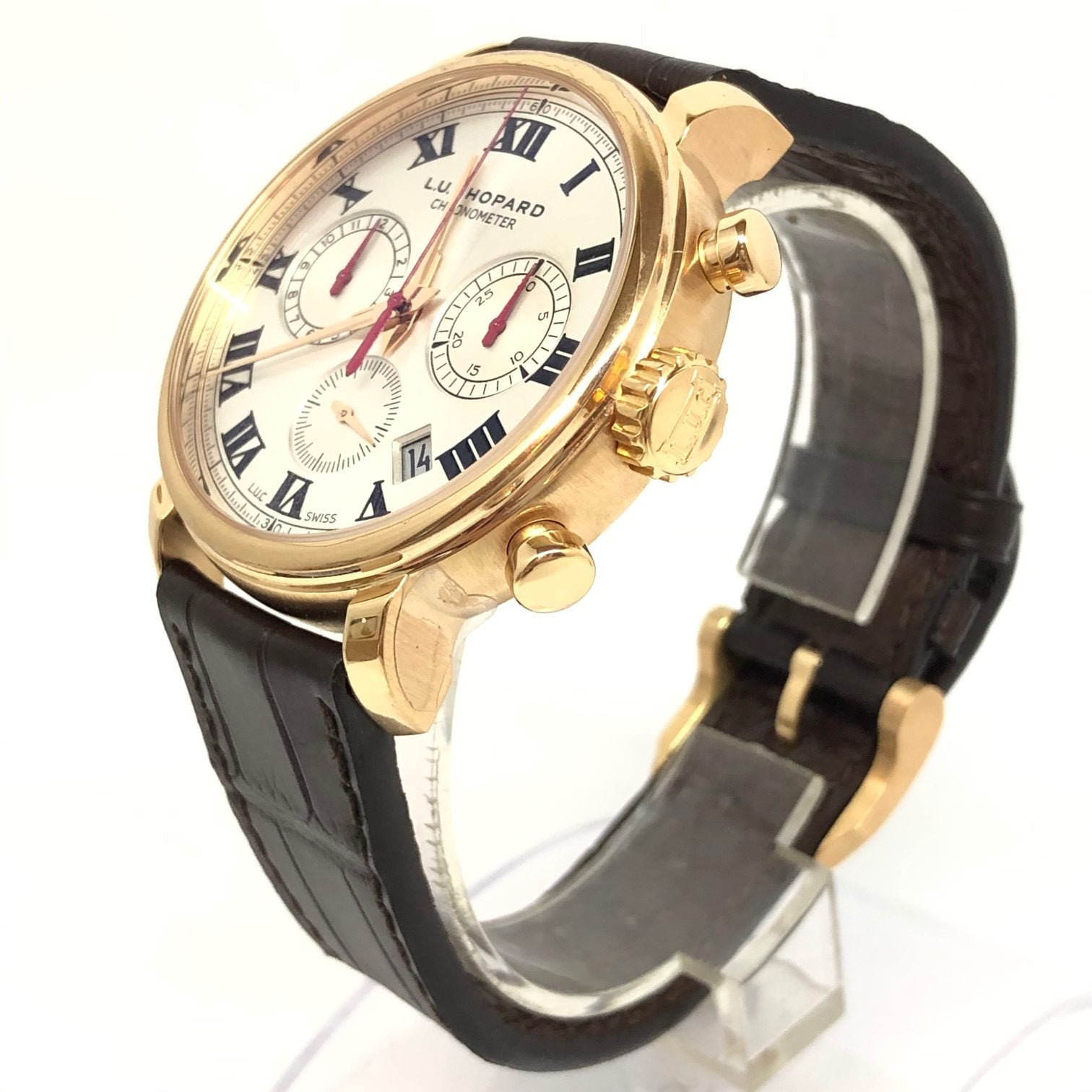 Chopard L.U.C 1963 Chronograph 18K Rose Gold Men's Watch