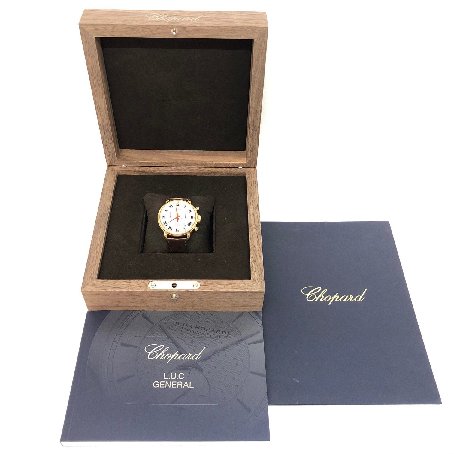 Chopard L.U.C 1963 Chronograph 18K Rose Gold Men's Watch - Premium Luxury Product