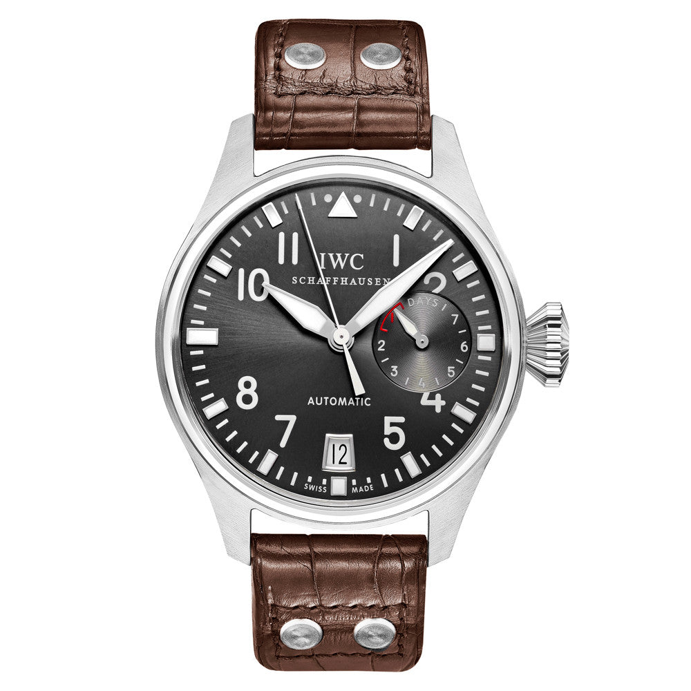 IWC Big Pilot's 18K White Gold Men`s Watch - Premium Luxury Product