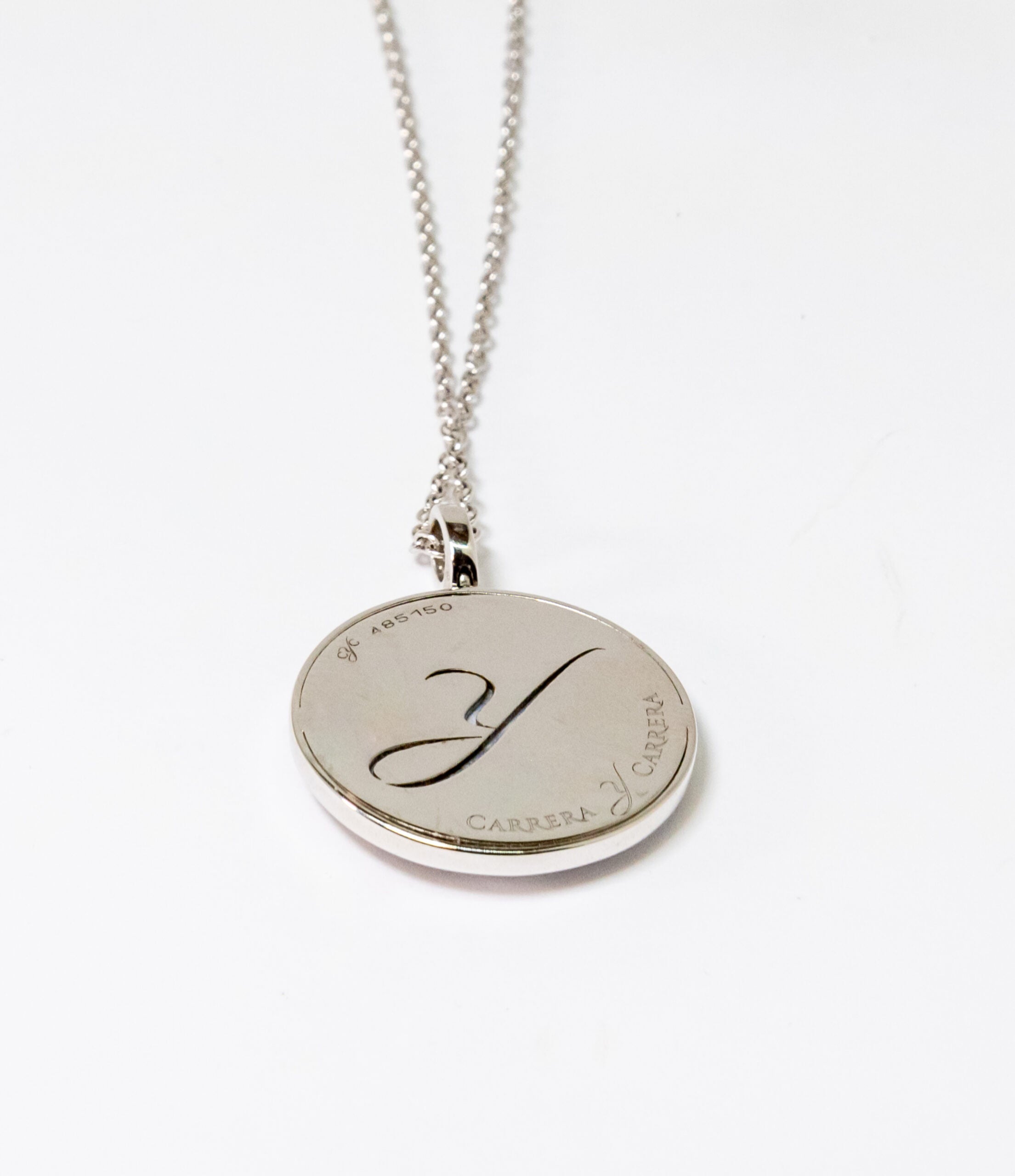 Carrera Y Carrera Baile Garden 18K White Gold & Diamonds Pendant