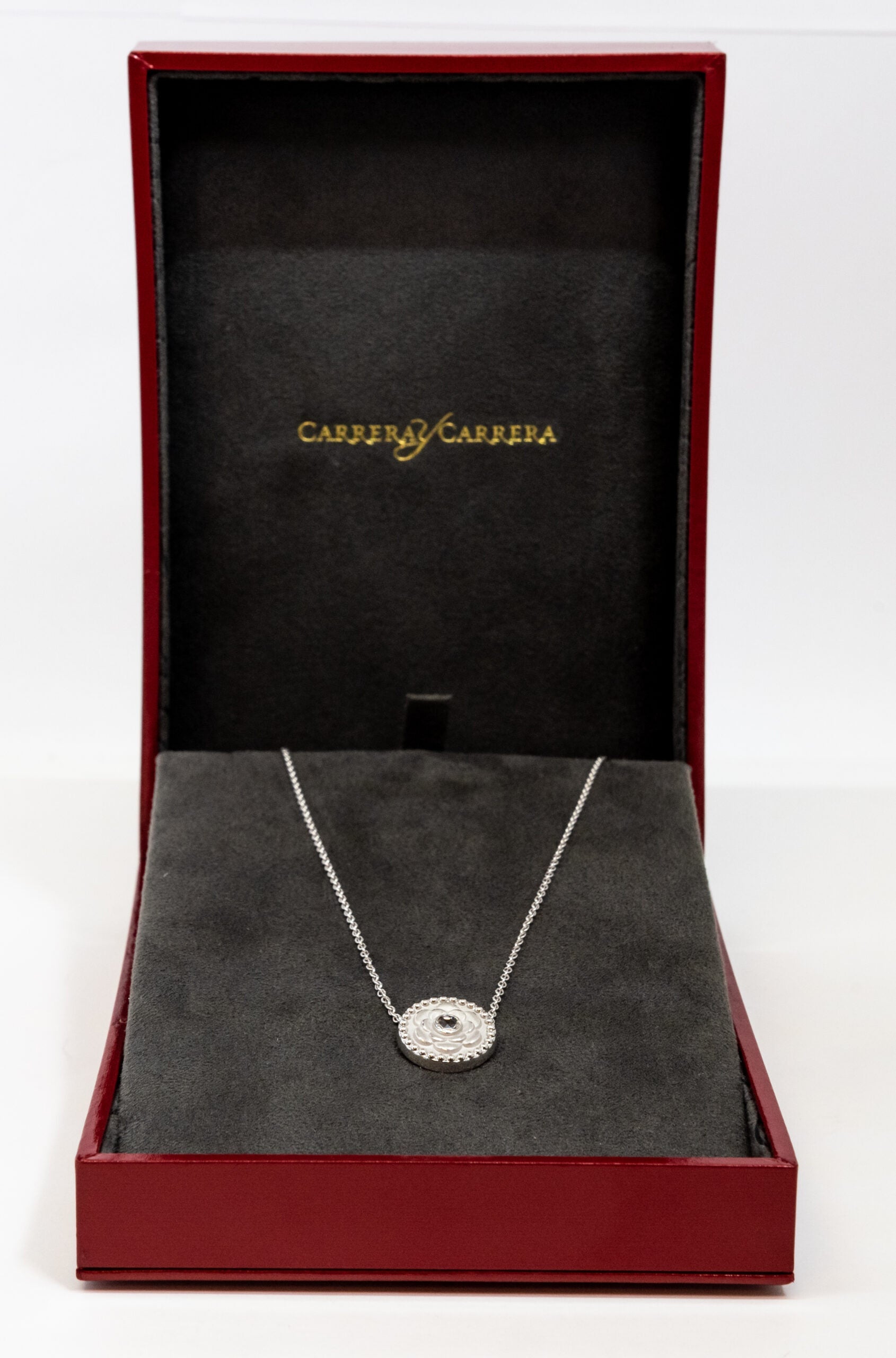 Carrera Y Carrera Mosaico 18K White Gold & Diamonds Pendant - Premium Luxury Product