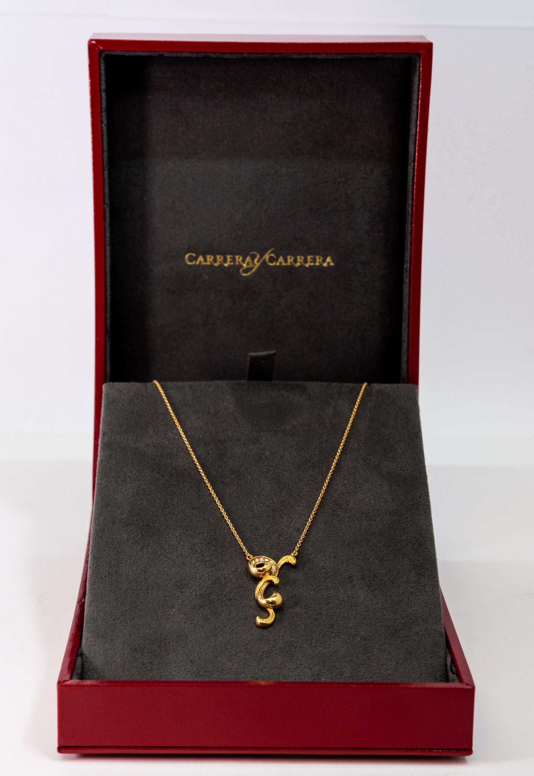 Carrera Y Carrera Origen 18K Yellow Gold & Diamonds Pendant - Premium Luxury Product