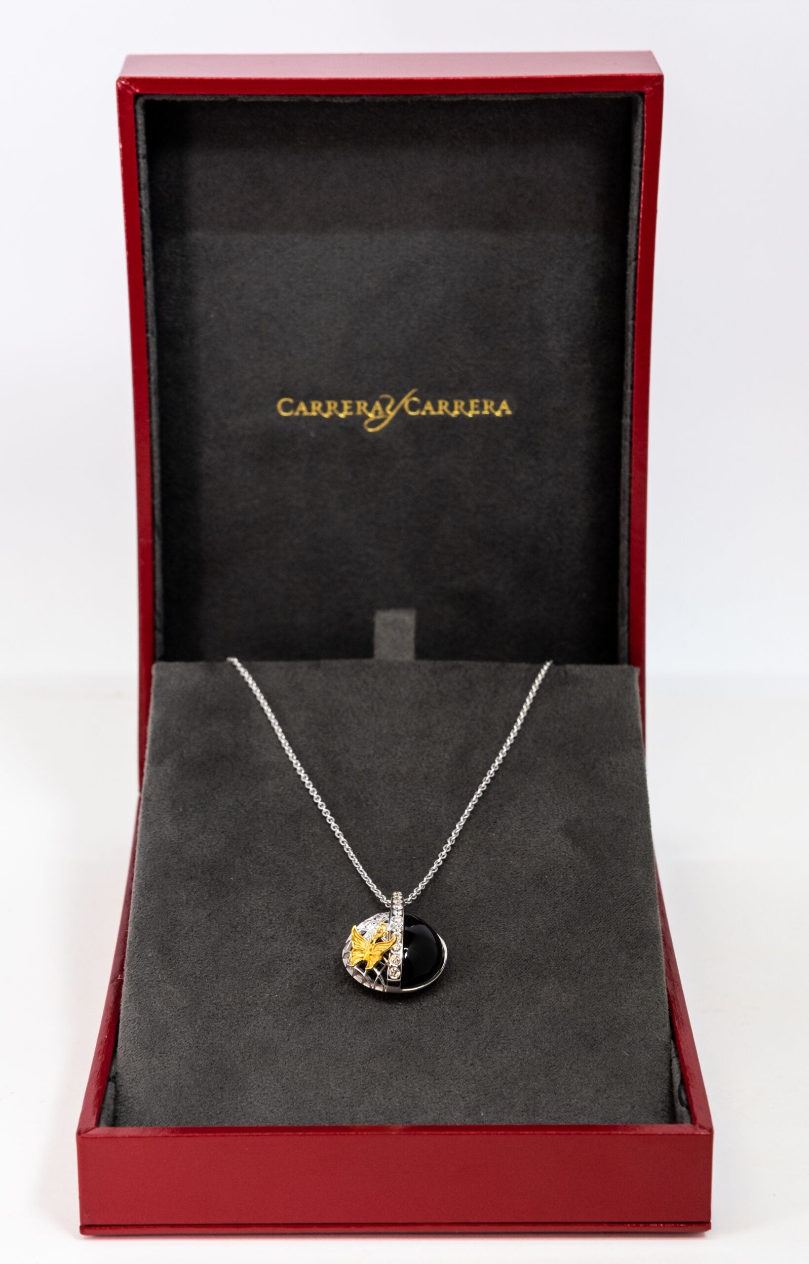 Carrera Y Carrera Prisma 18K White Gold with Diamonds Pendant - Premium Luxury Product